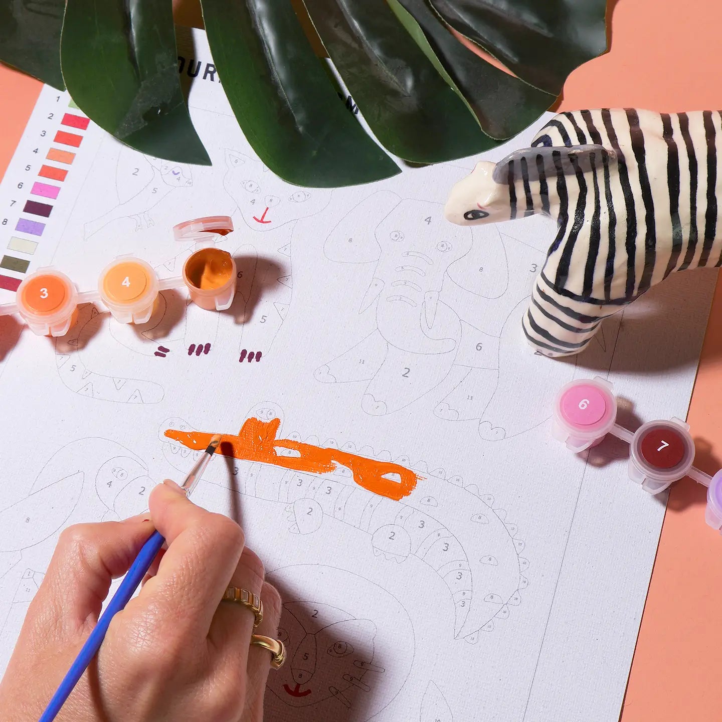 Kids Paint By Numbers - Little Safari