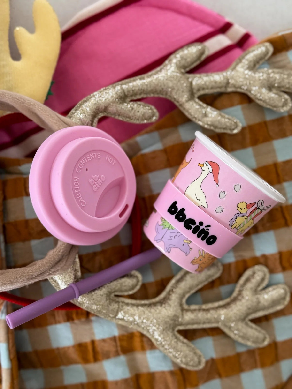 Santa’s Little Sipper in Pink (120ml)