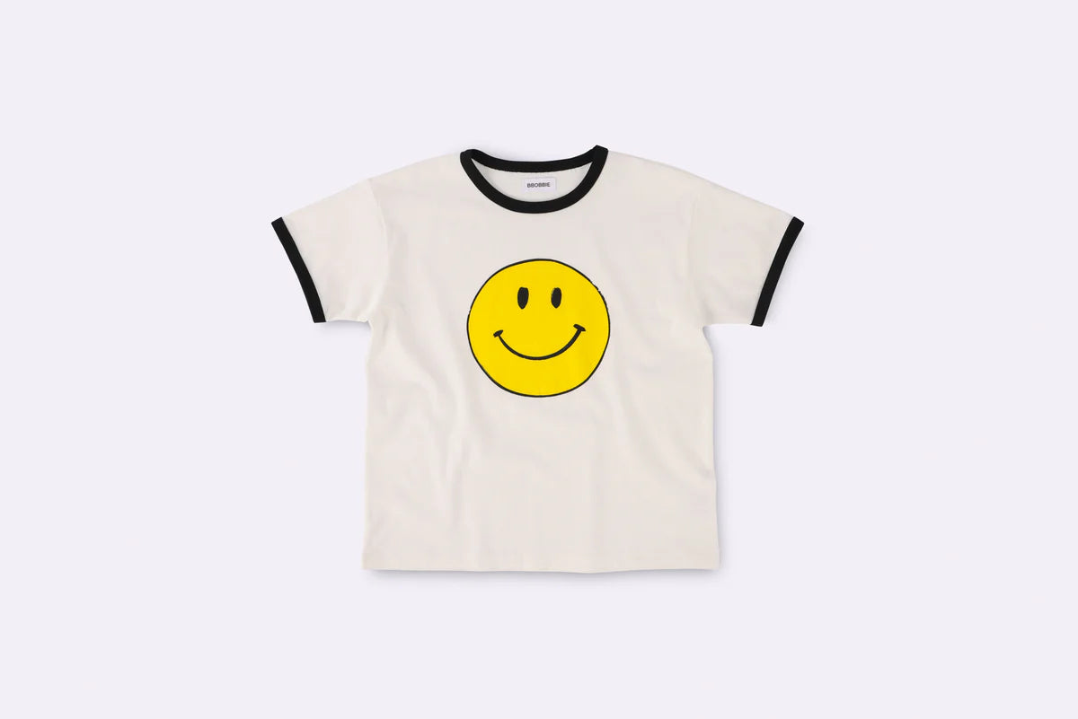 Smiley Tee in White