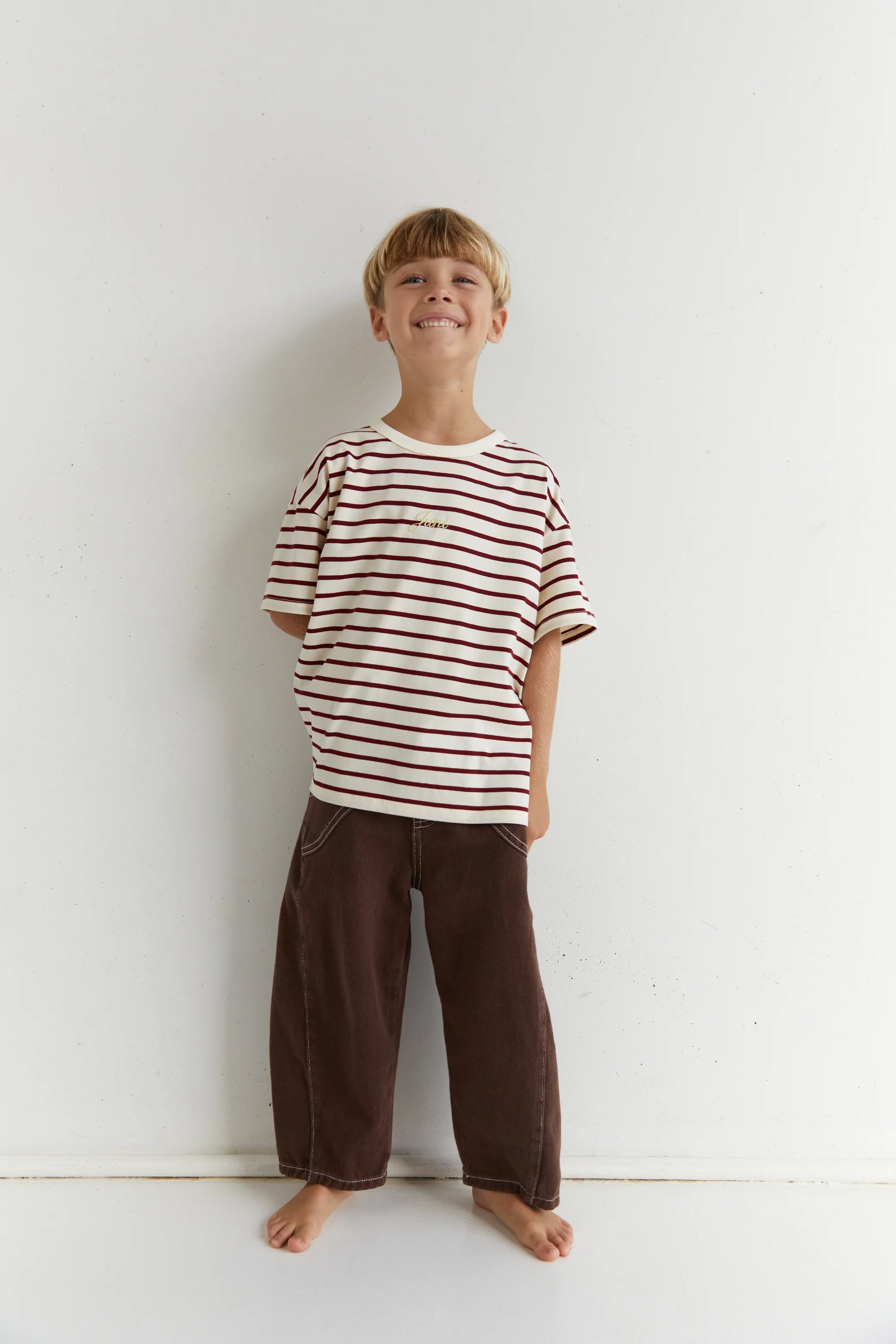Zion Tee - Chilli Stripe