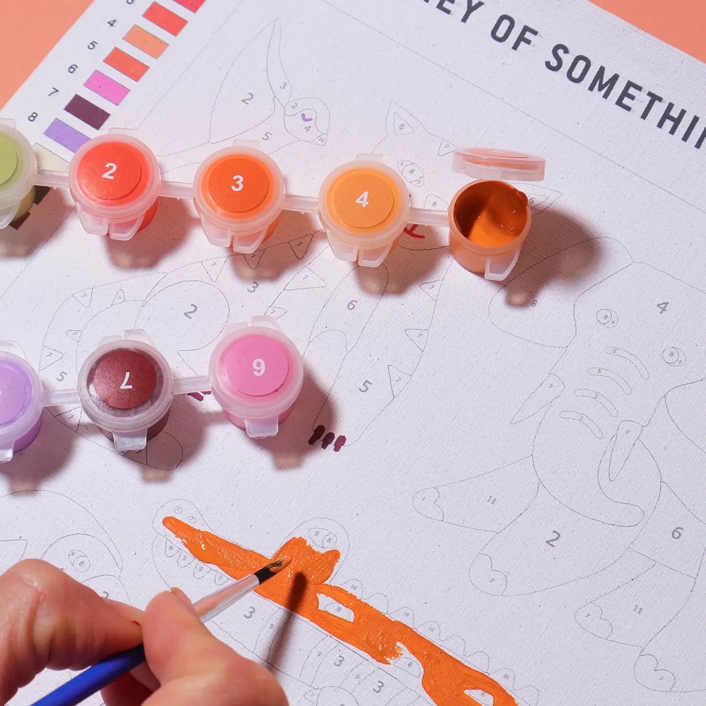 Kids Paint By Numbers - Little Safari