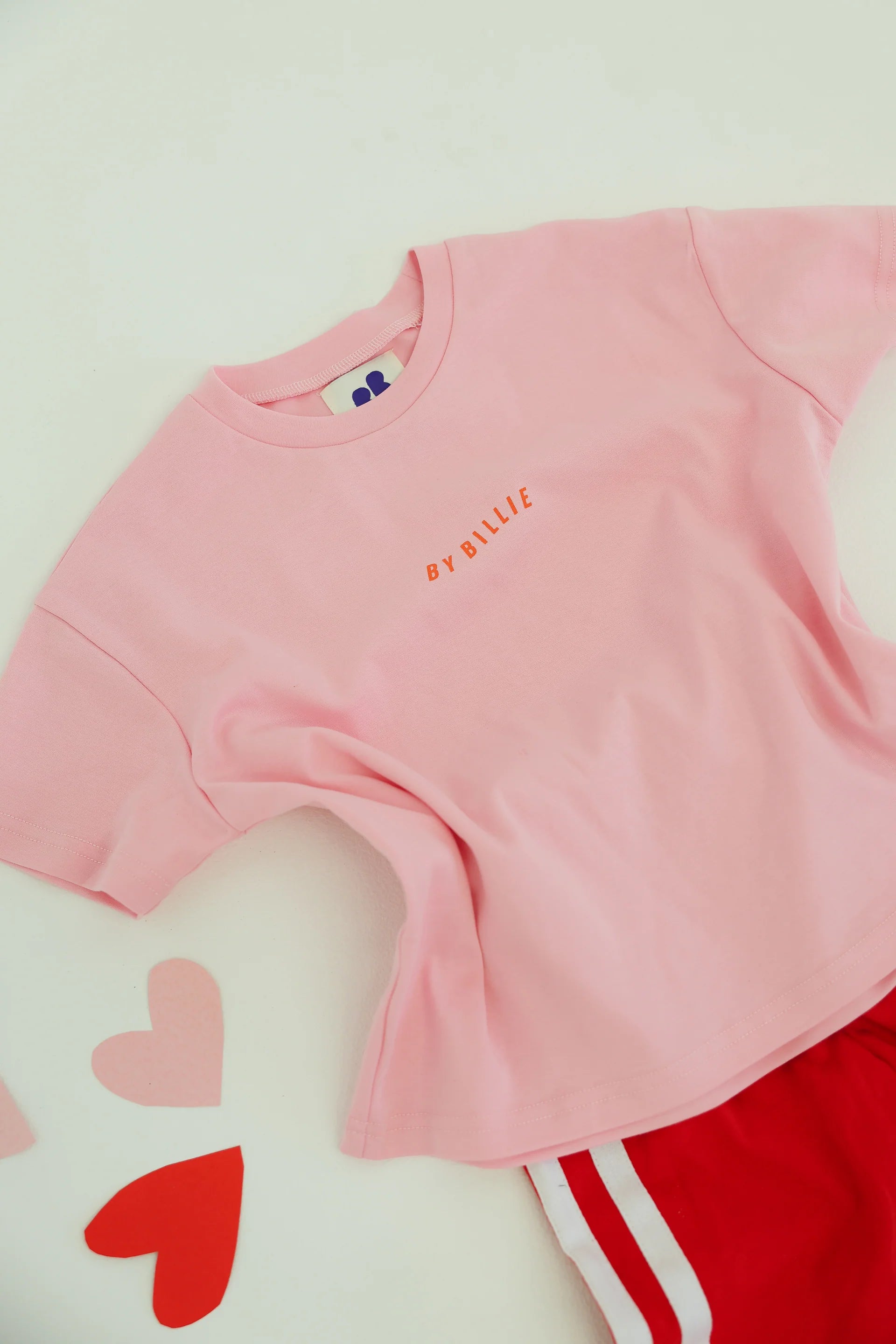 Organic Cotton Wave Tee - Pink