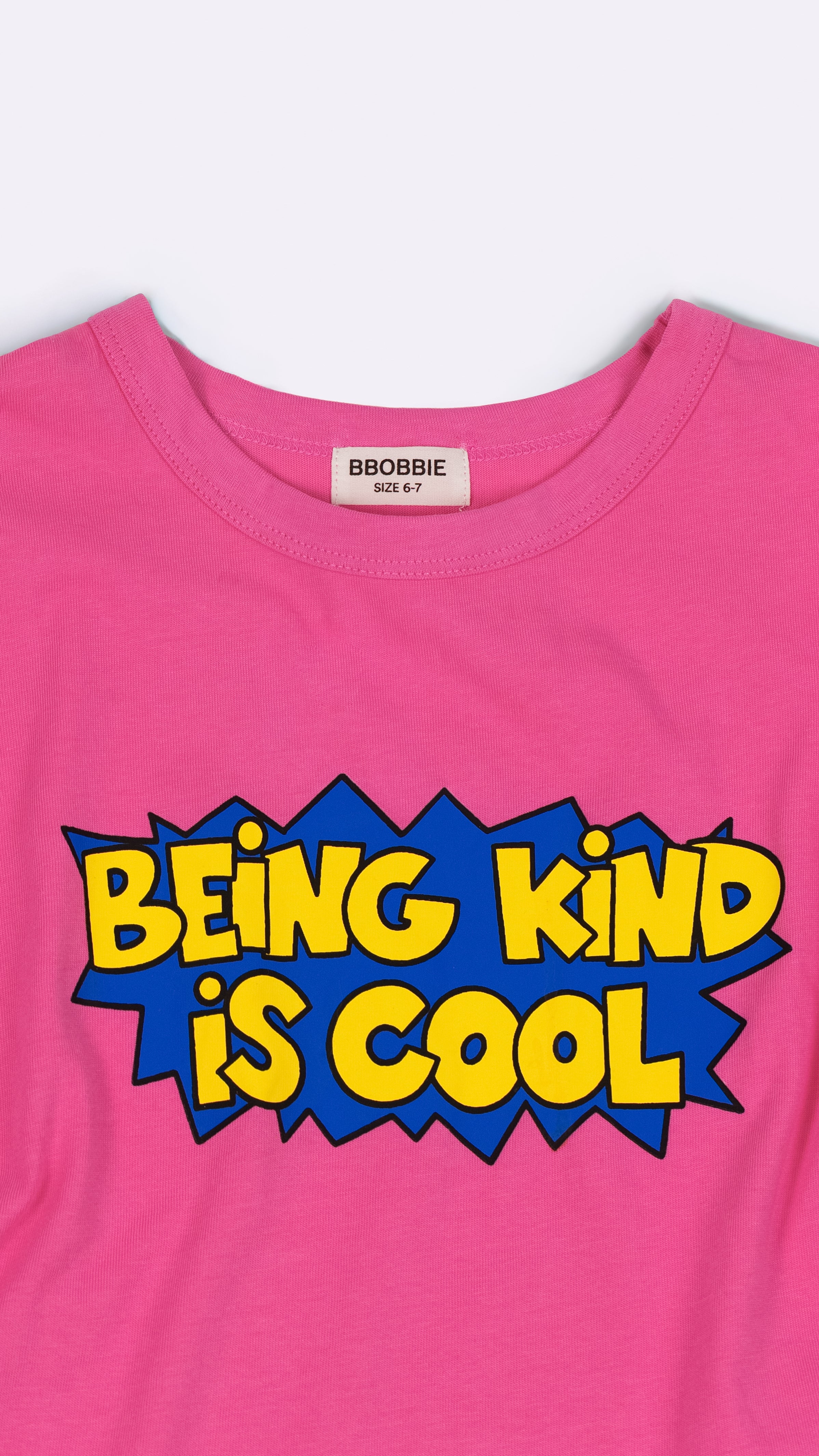 The Being Kind is Cool Tee - Bubblegum
