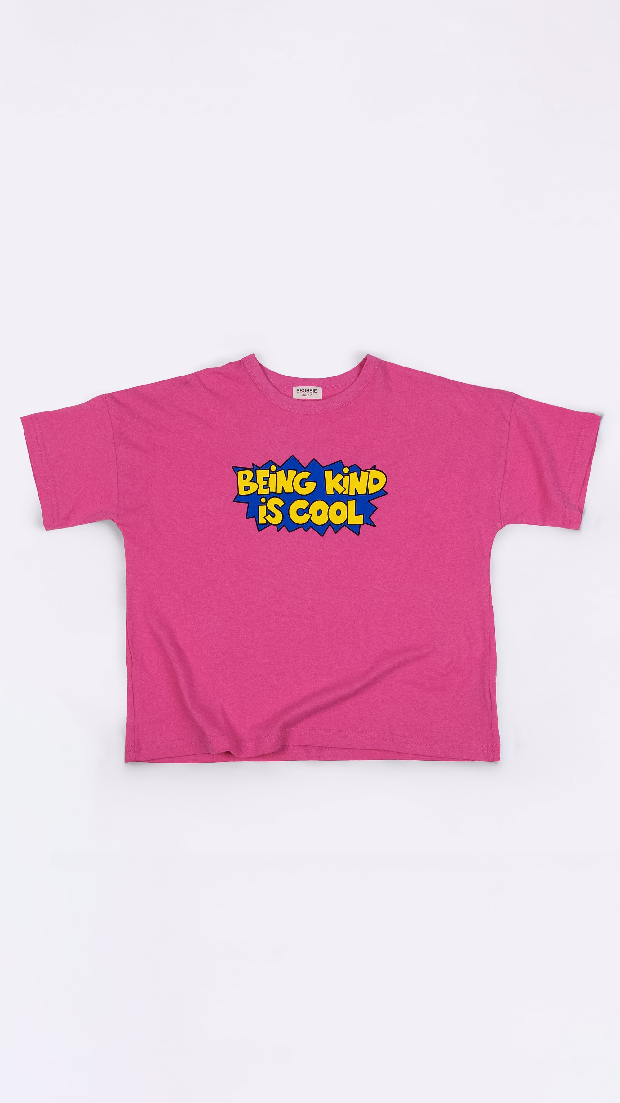 The Being Kind is Cool Tee - Bubblegum
