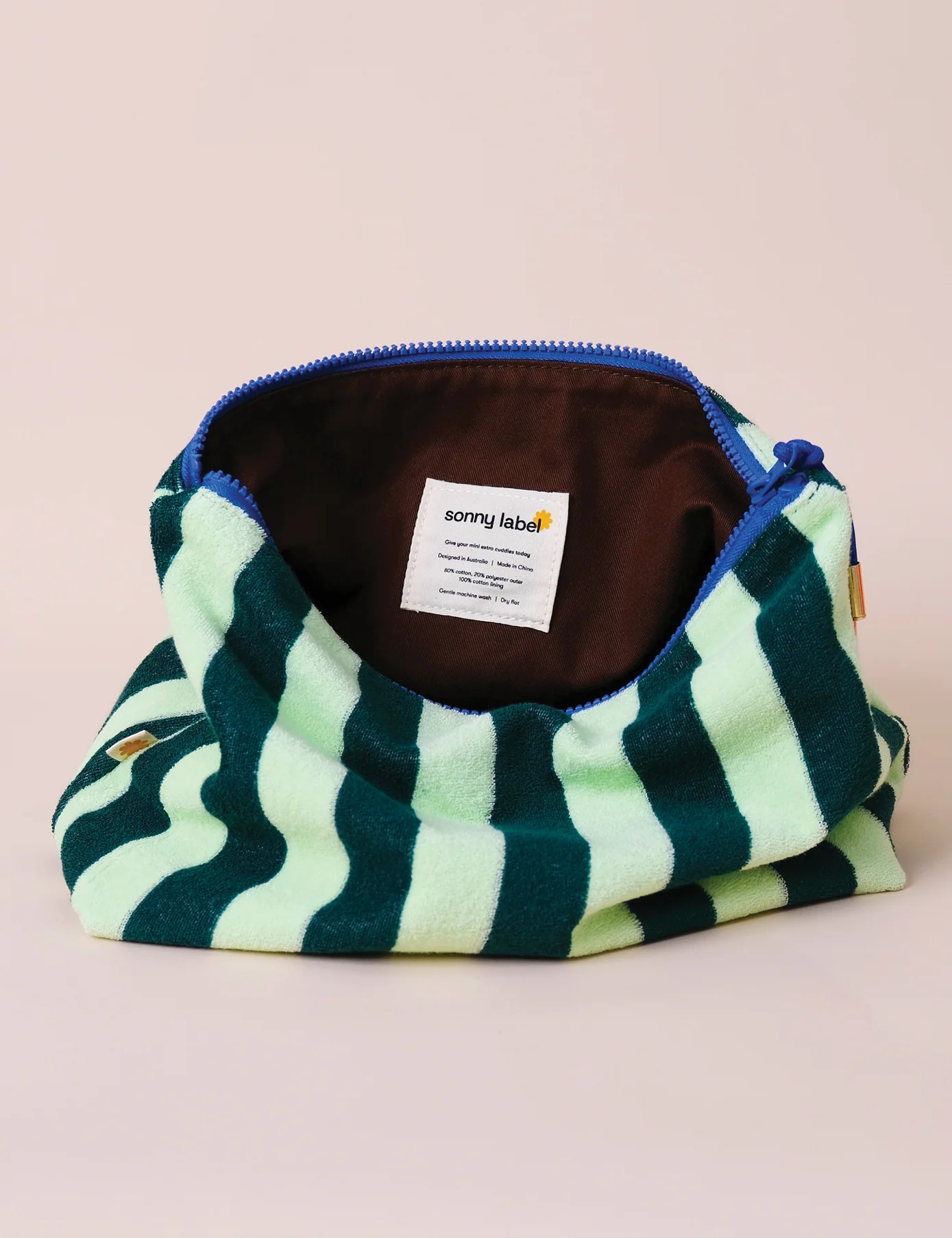 Mama Clutch - Mint Stripe