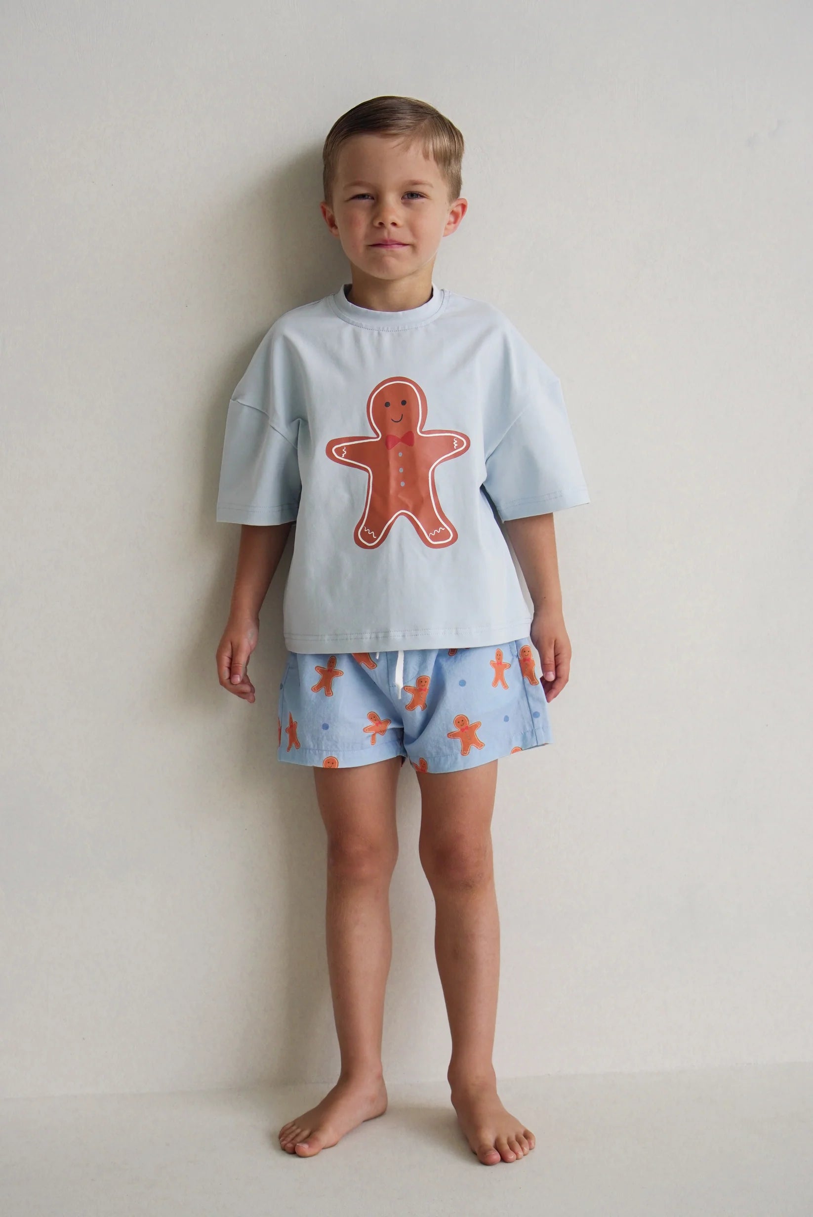 Gingerbread Kids - Blue