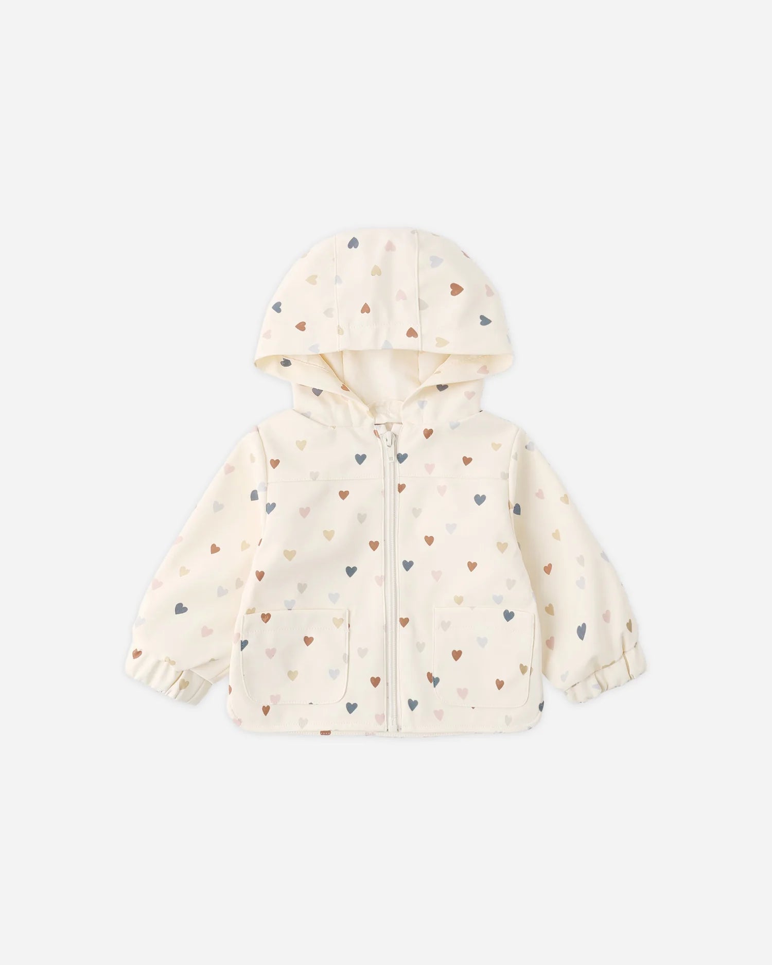 Rain Coat Confetti Heart Small