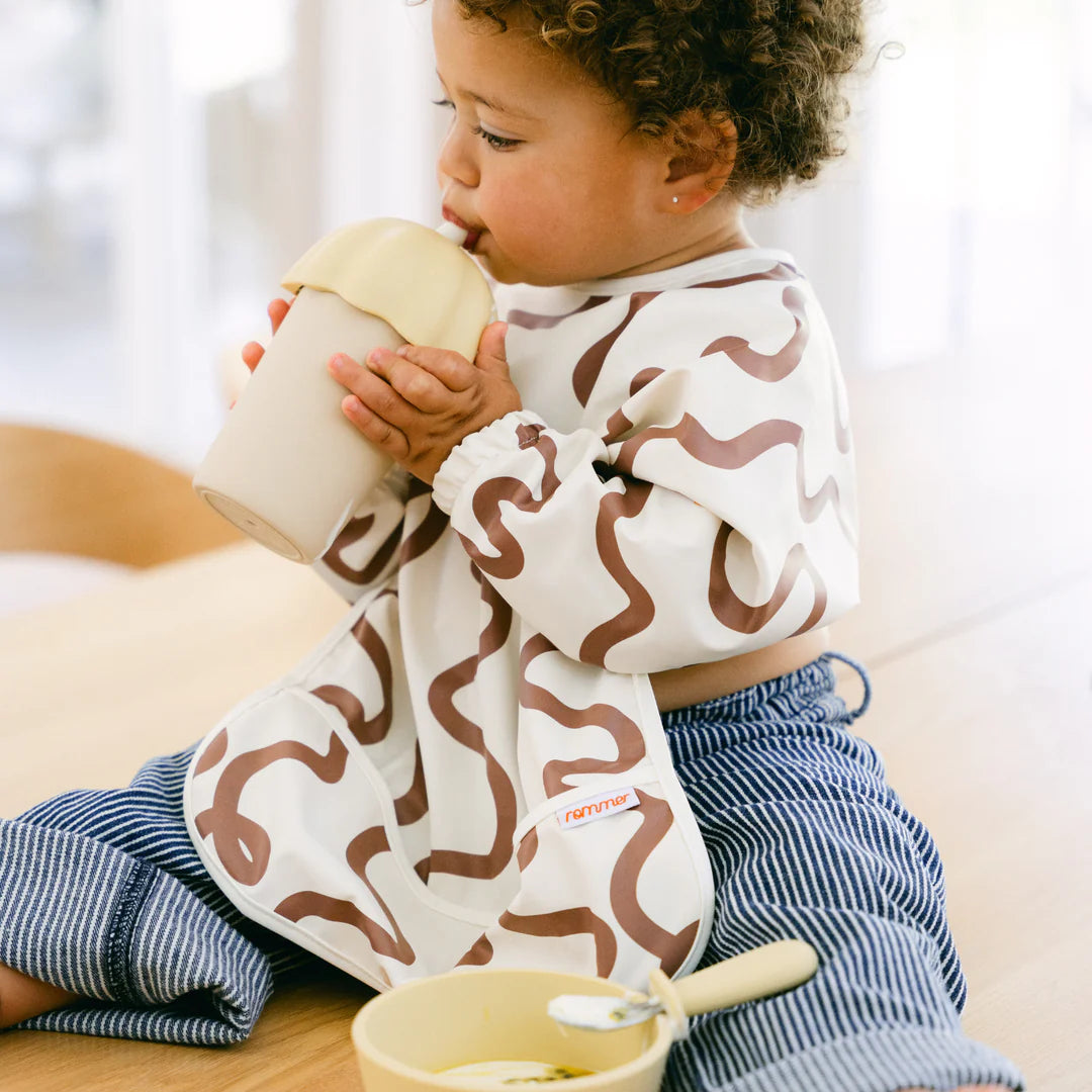 Smock Bib - Mocha
