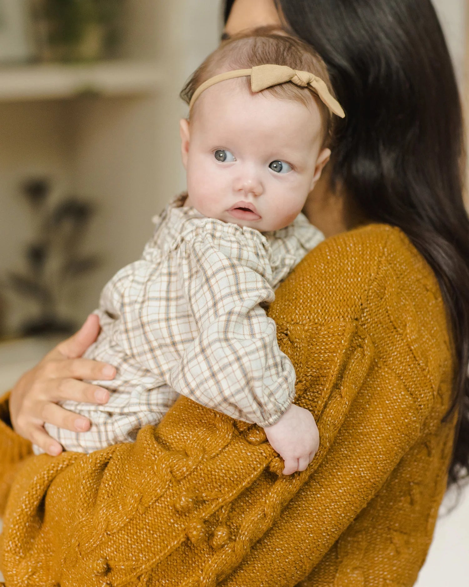 Mia Top + Bloomer Set - Blue Plaid