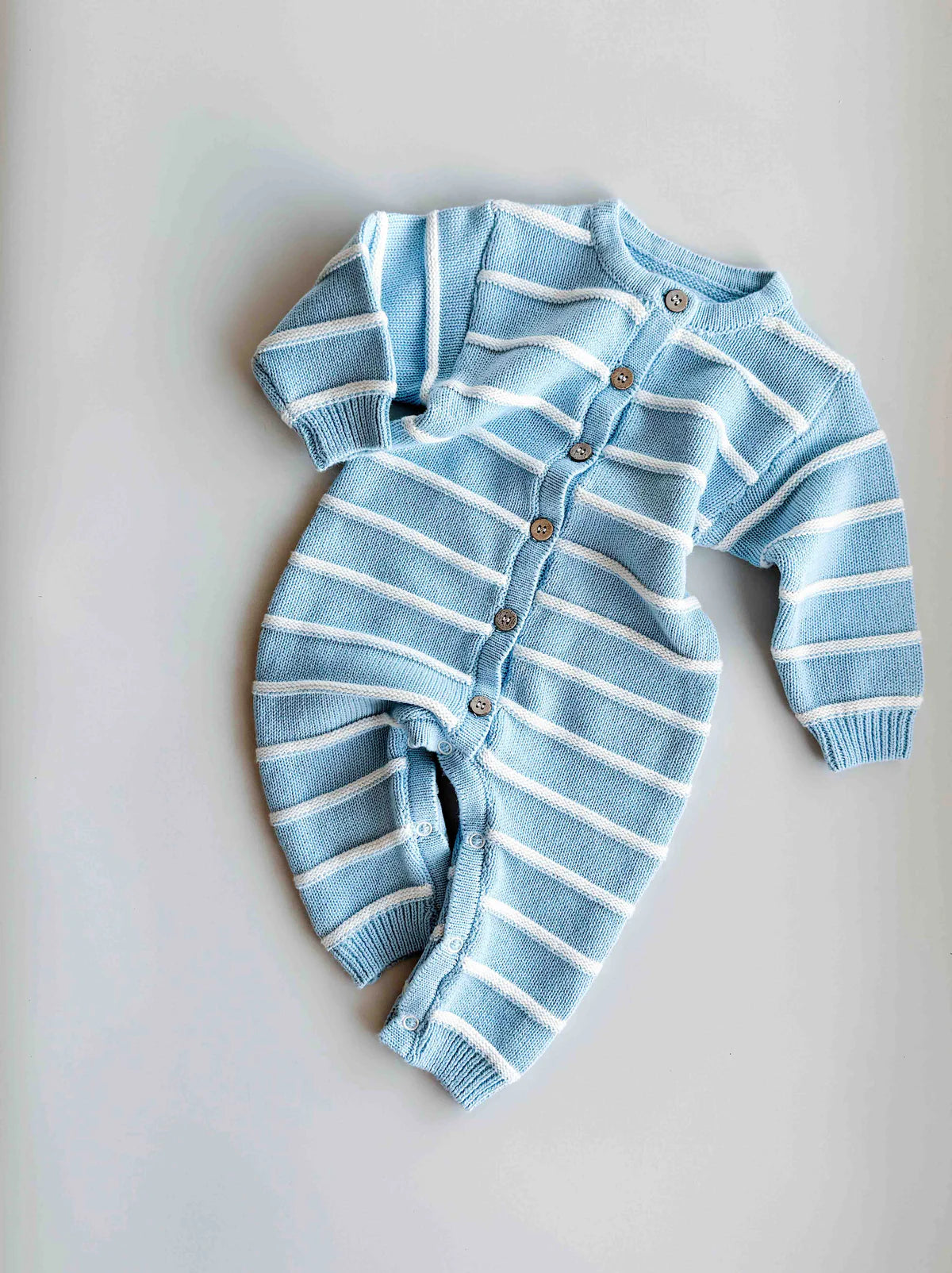 Raised Stripe Full Romper