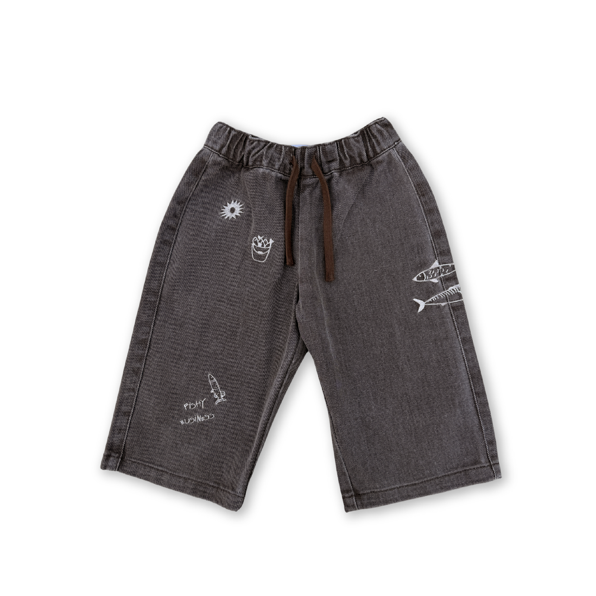 Fishy Business Denim Jeans - Ash