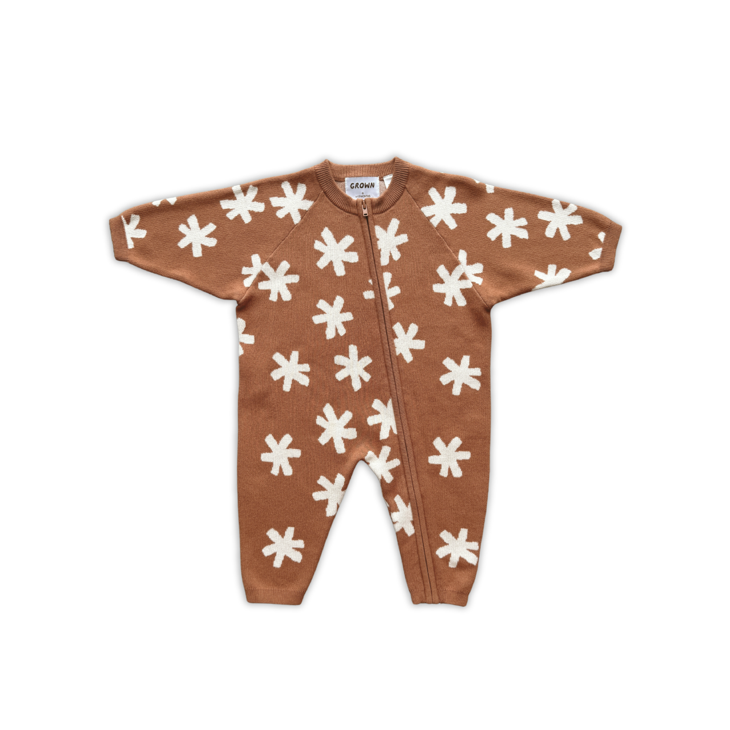 Organic Starlight Knit Zip Starsuit