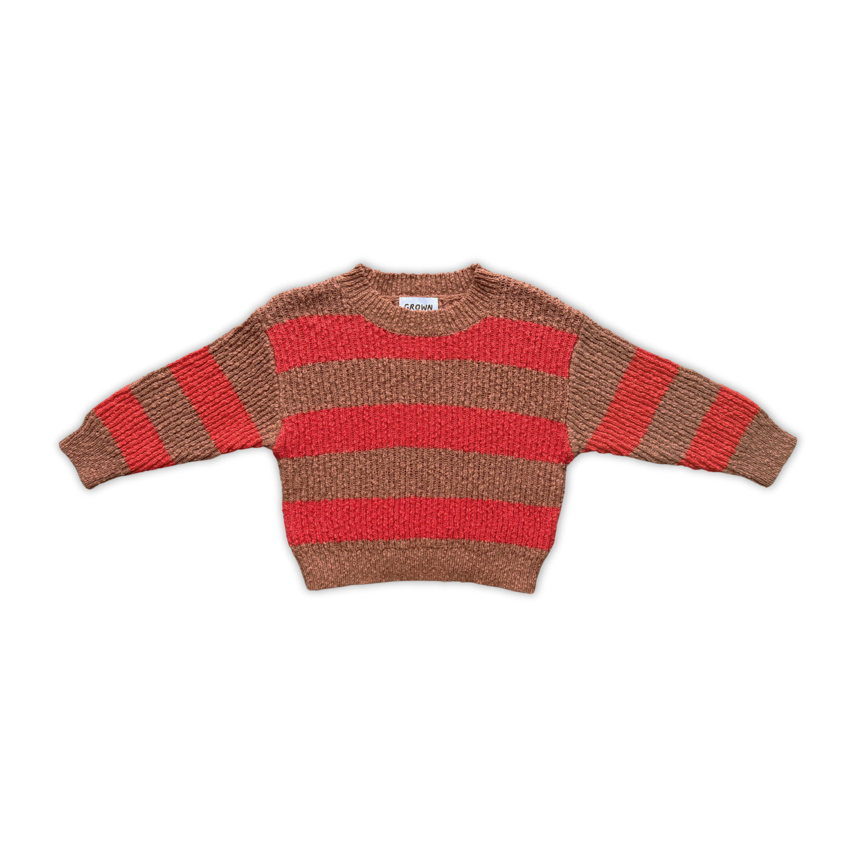 Organic Textured Rib Pull Over - Earth & Sauce