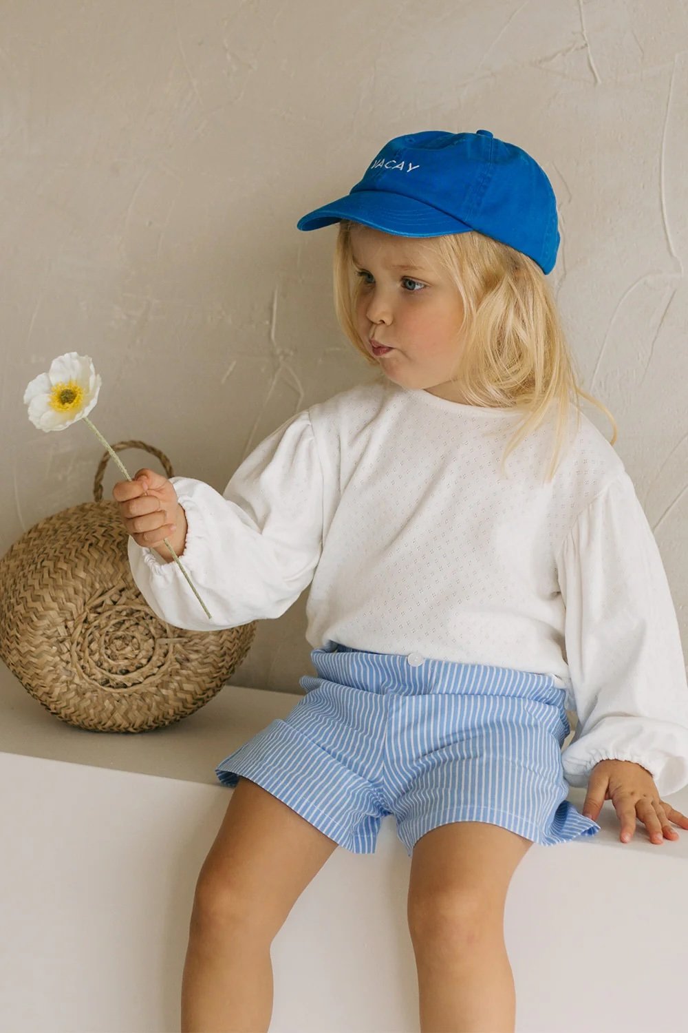 By Kin ~ Bianco Pointelle Top