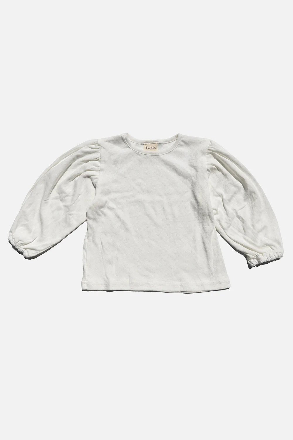 By Kin ~ Bianco Pointelle Top
