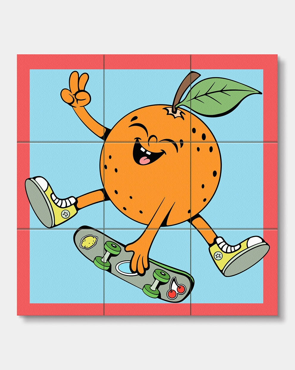 Cool Dudes Wooden Blocks