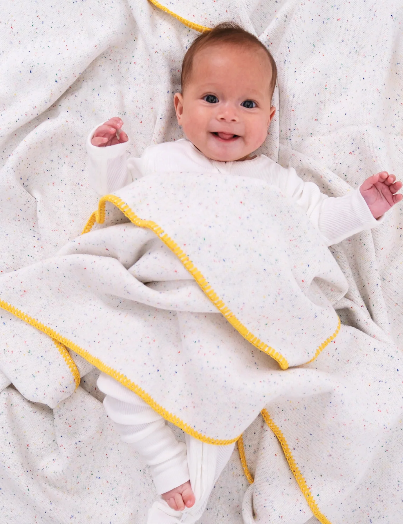 Knitted Sprinkle Blanket