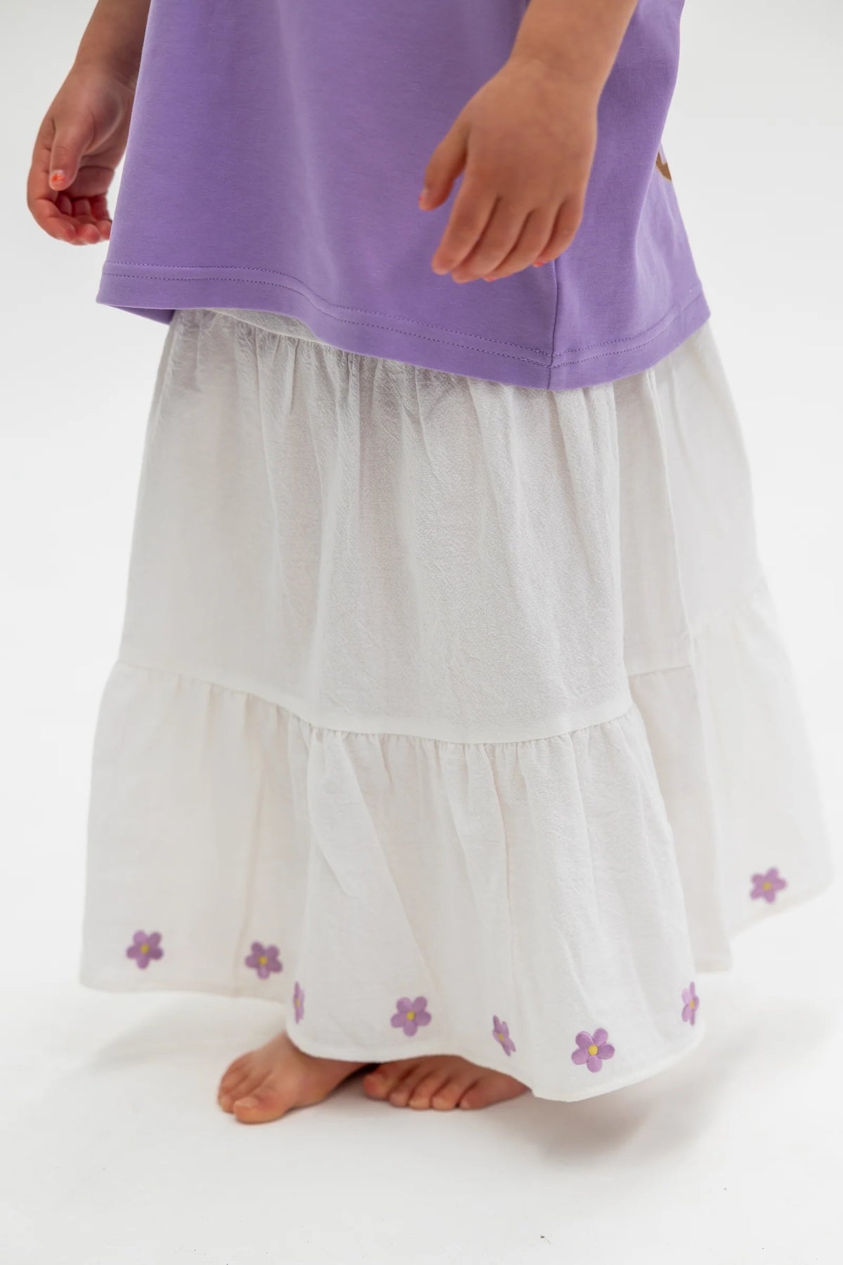 Flower Maxi Skirt