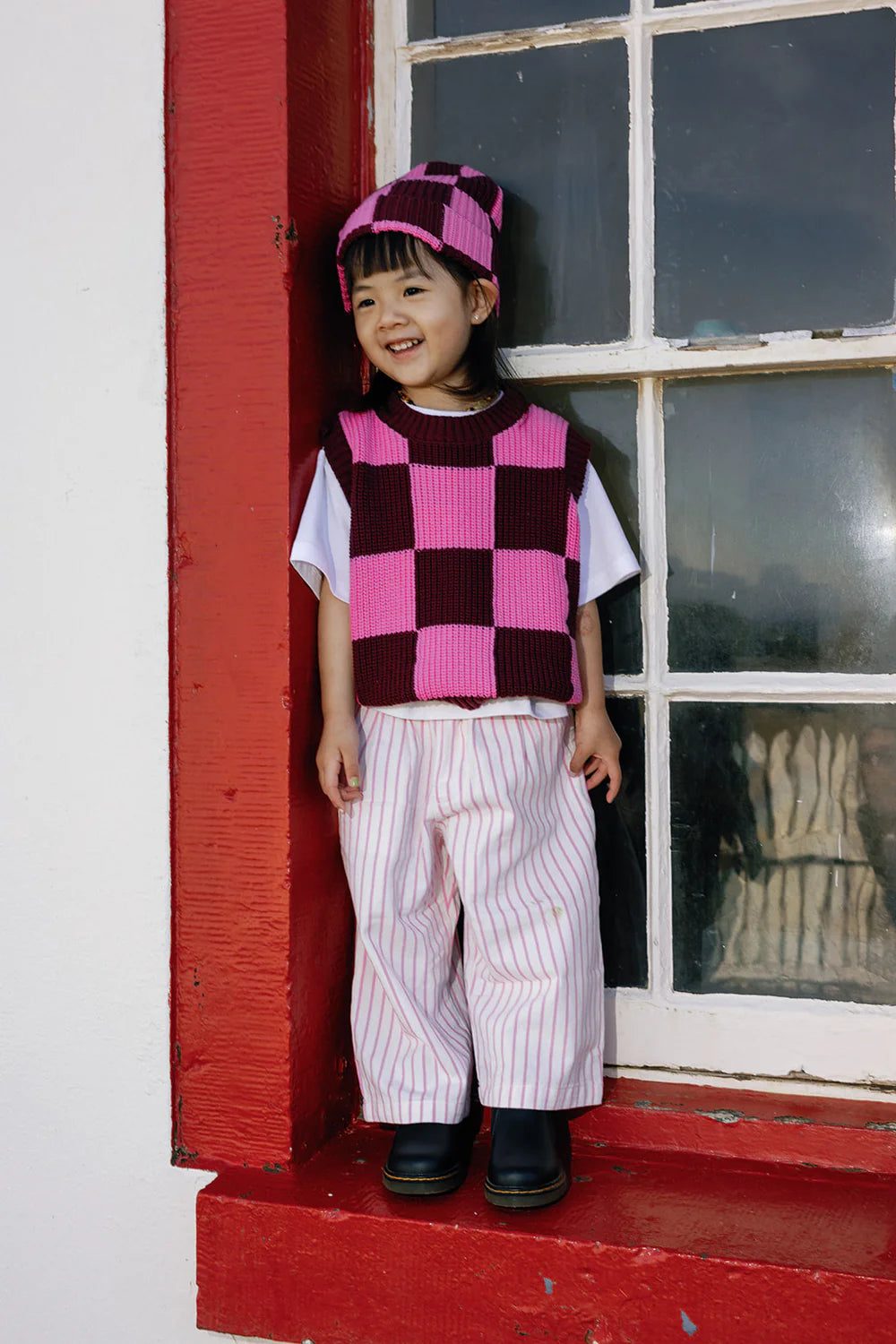 Ninch Pants - Pink Stripe