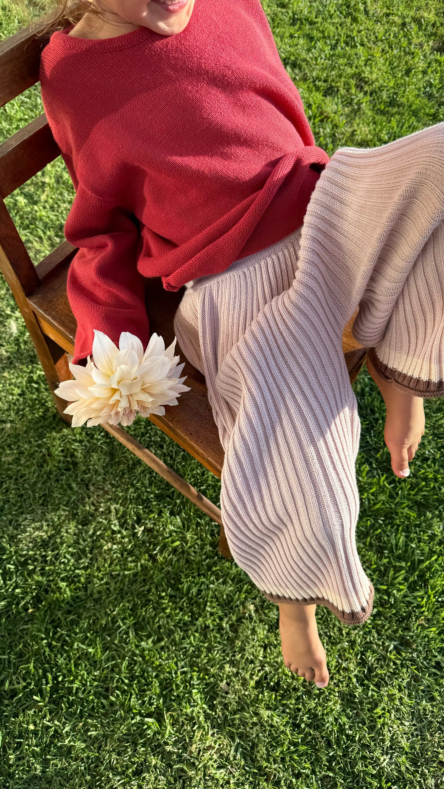 Essential Knit Pant | Dusty Pink