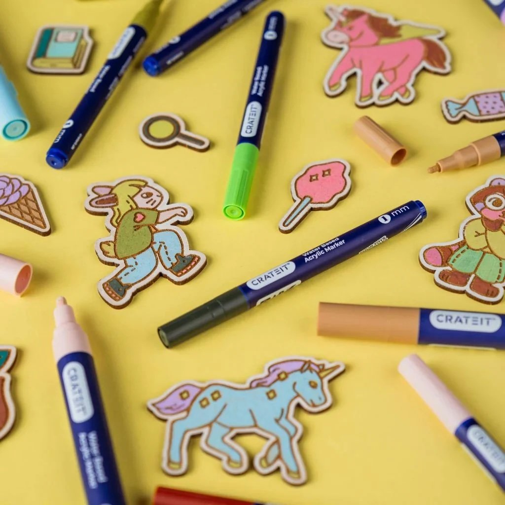 CRATEIT ~ Crateit Pastel Markers 1mm 6pk by Crateit