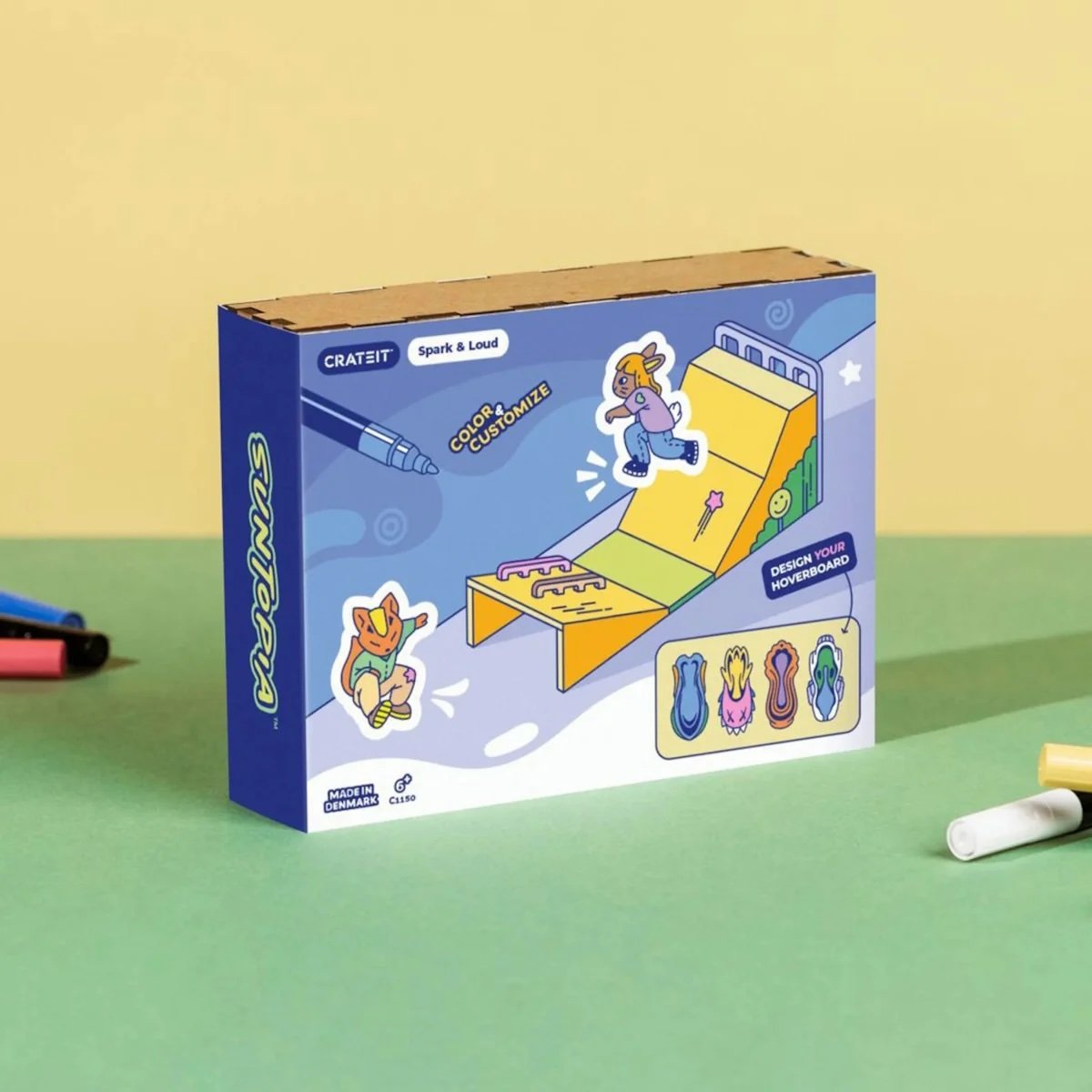 CRATEIT ~ Crateit Spark & Loud Wooden Toy