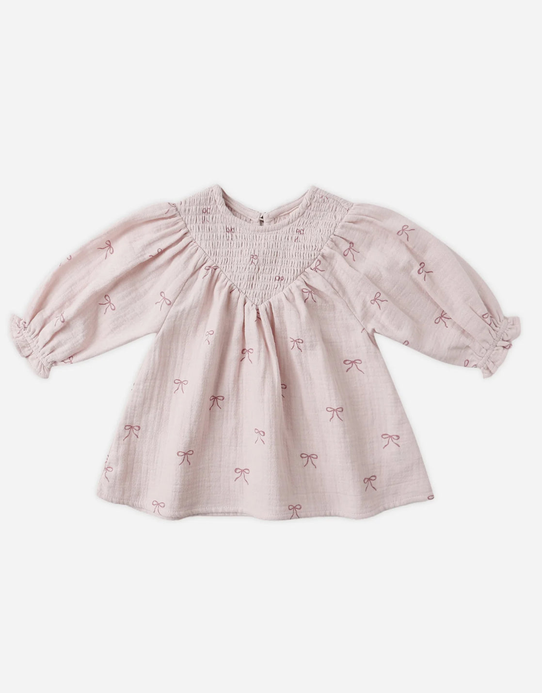 Quincy Mae V Smocked Dress - Bows