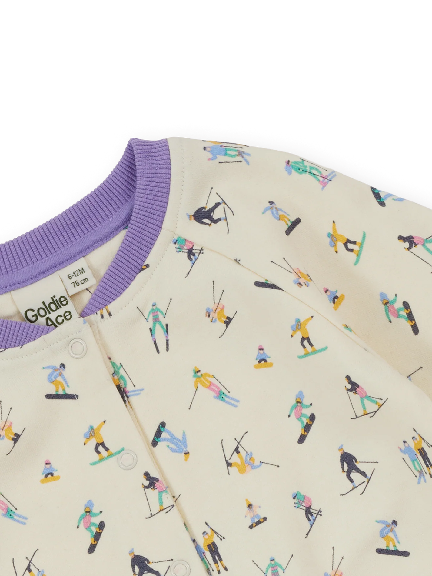 Ski Slopes Terry Romper