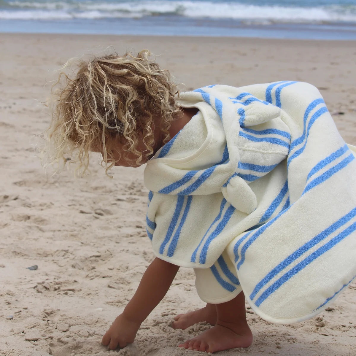 Kids Hooded Towel - Sammy the Seagull