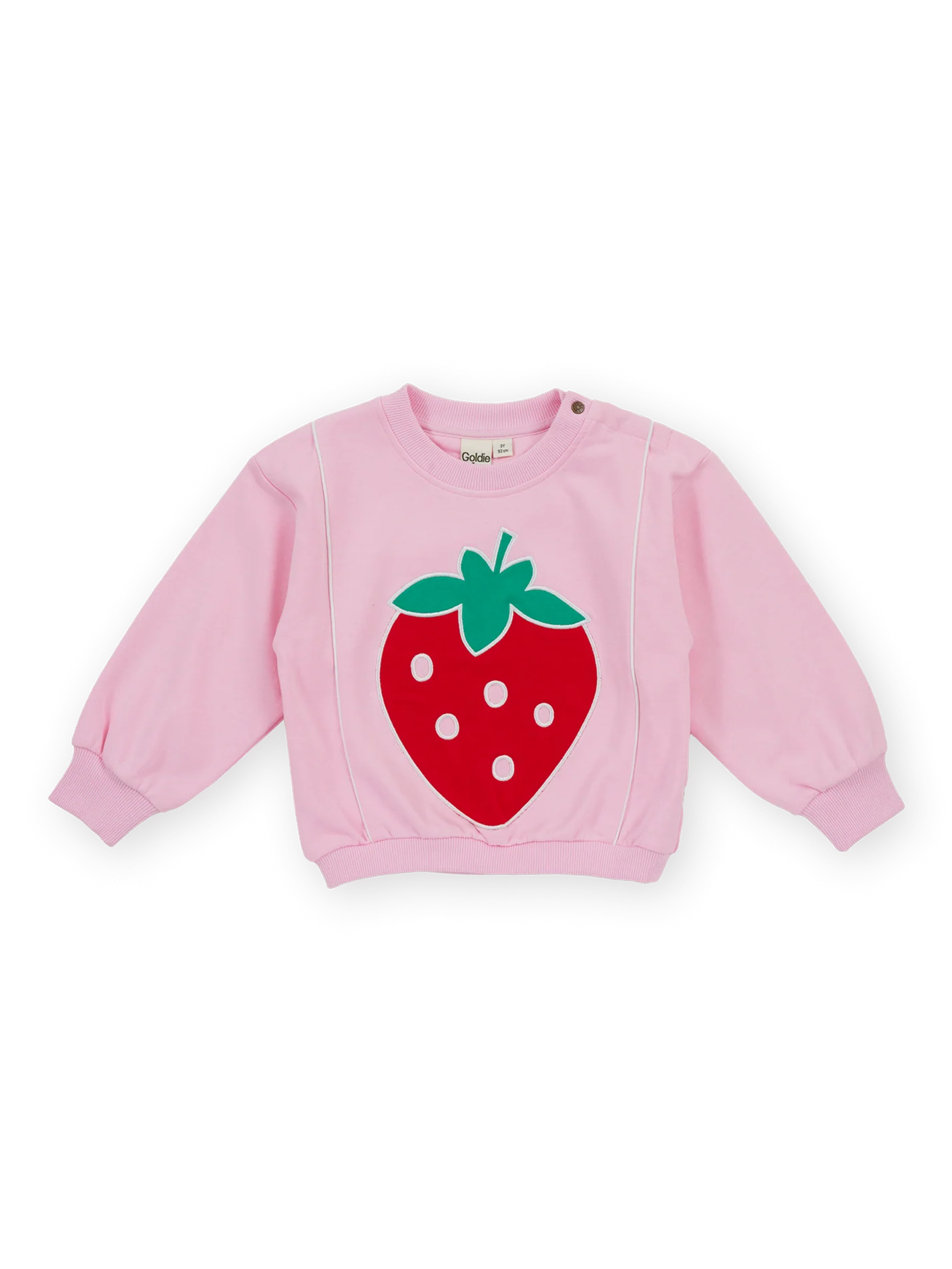 Jumbo Strawberry Piped Sweater