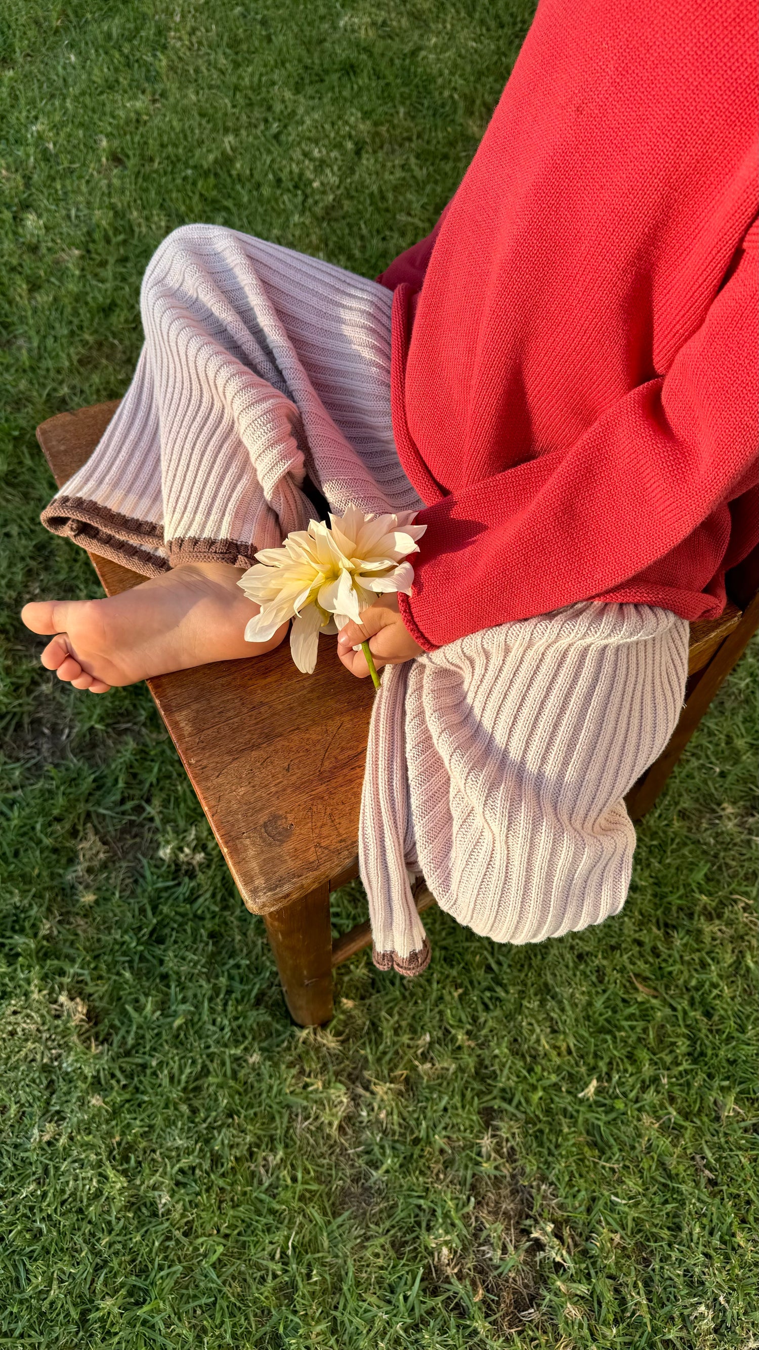 Essential Knit Pant | Dusty Pink