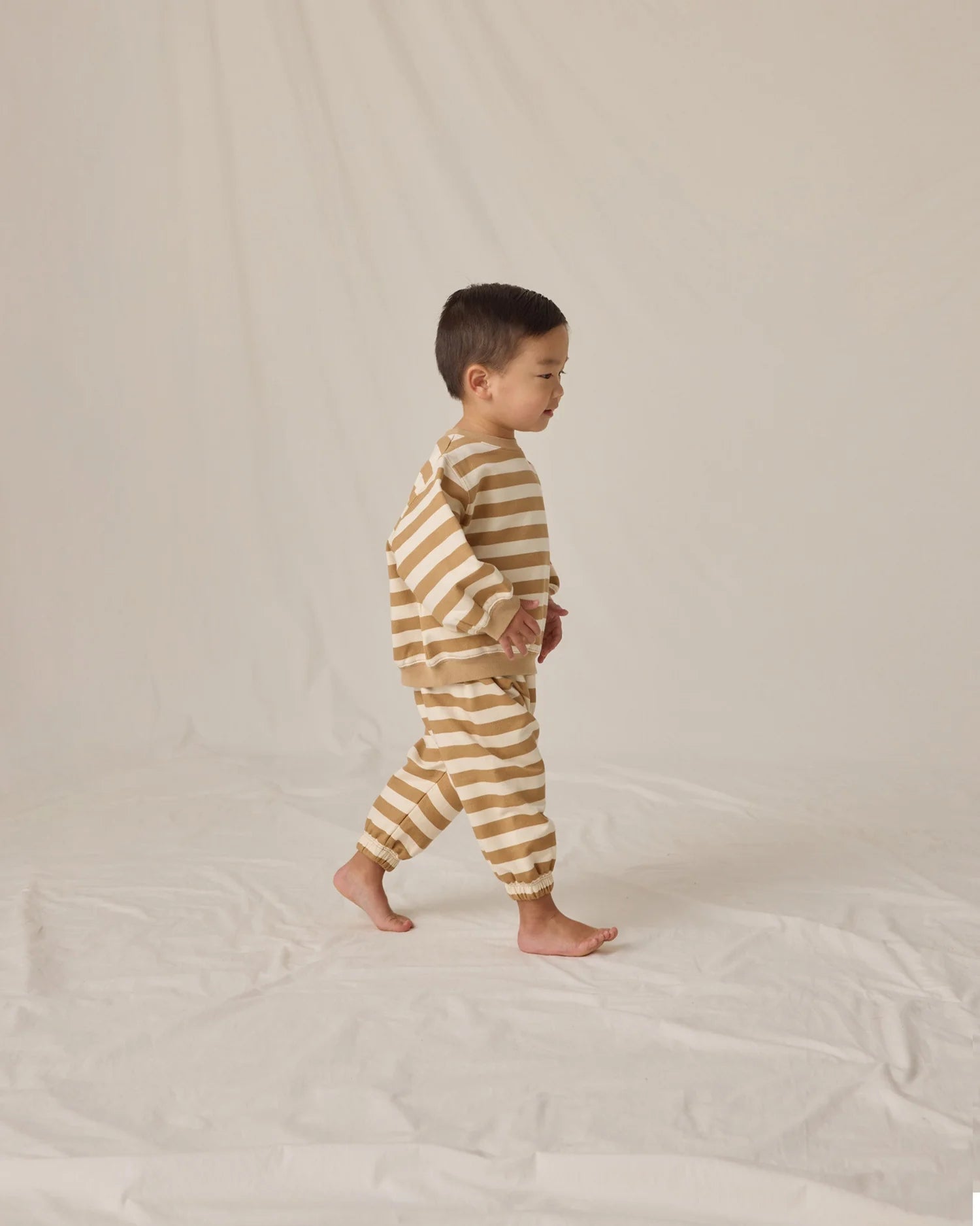 Oversized Sweatpants - Gold Stripe