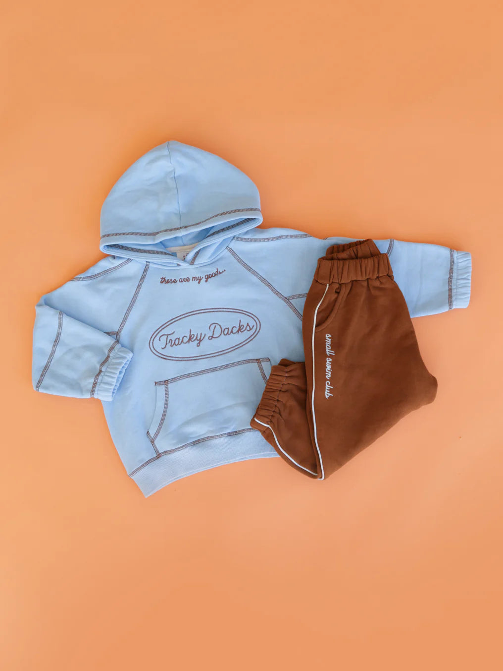 Good Tracky Dacks Blue Hoodie