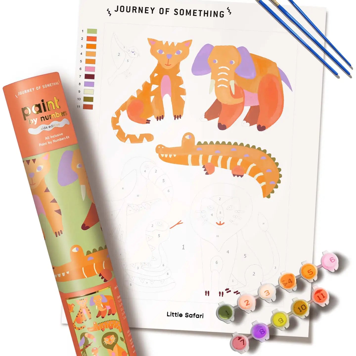 Kids Paint By Numbers - Little Safari