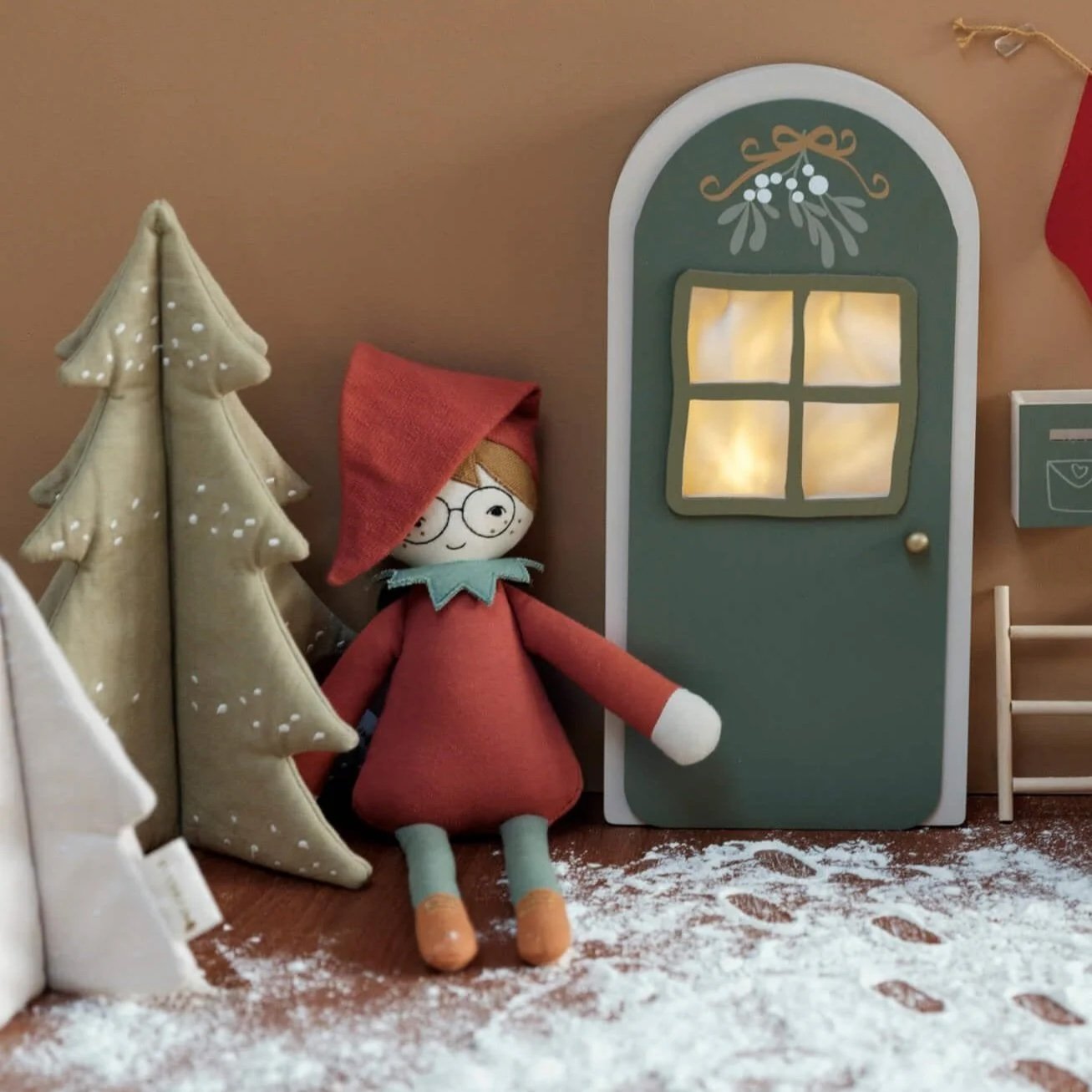 Fabelab ~ Christmas - Elf Doll - Hugo, 30 cm