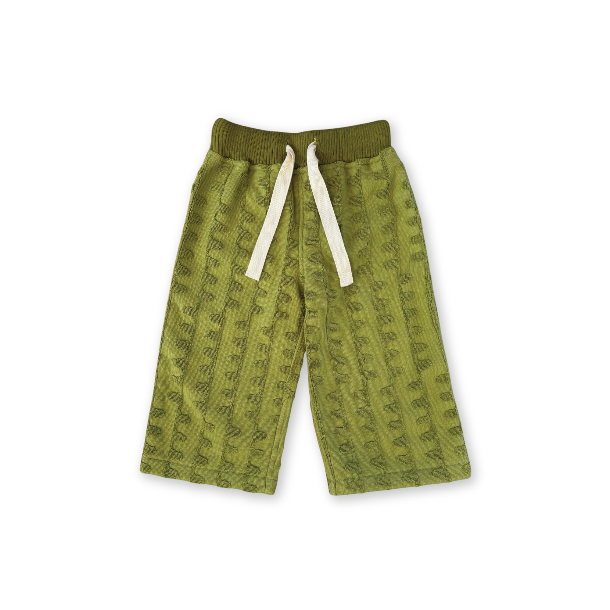 Terry Towelling Flow Pant - Leaf