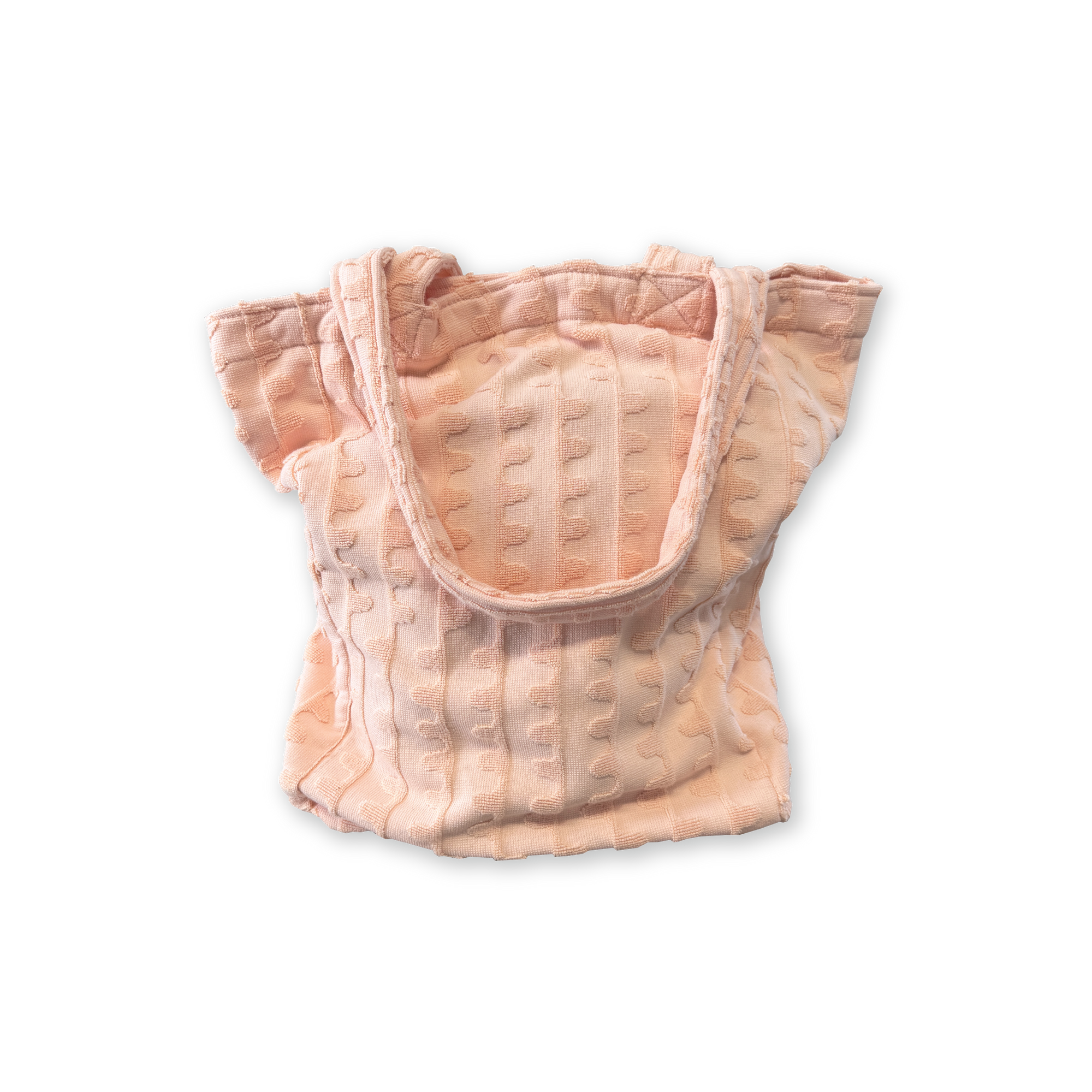 Terry Towelling Flow Pouch - Peachy