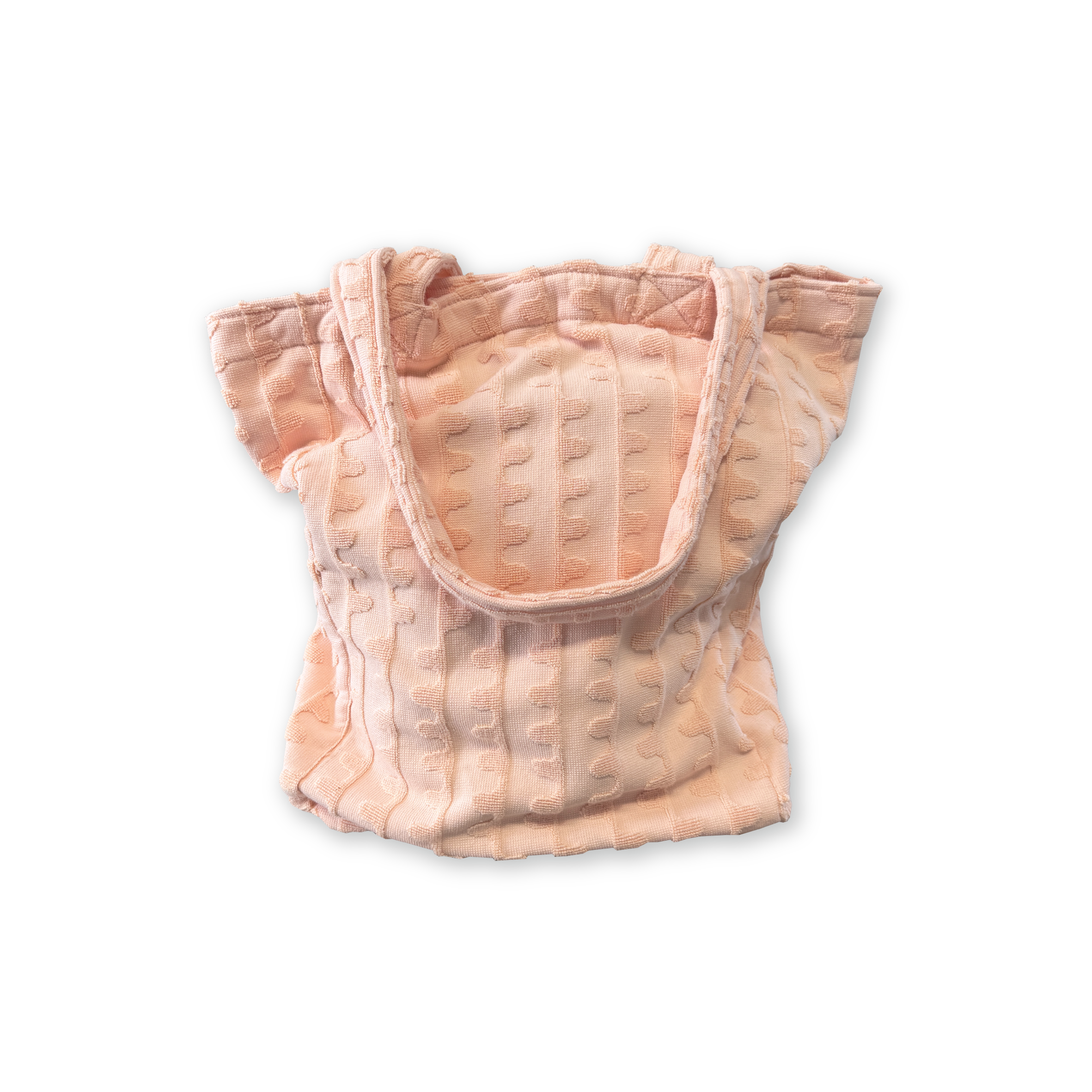 Terry Towelling Flow Pouch - Peachy