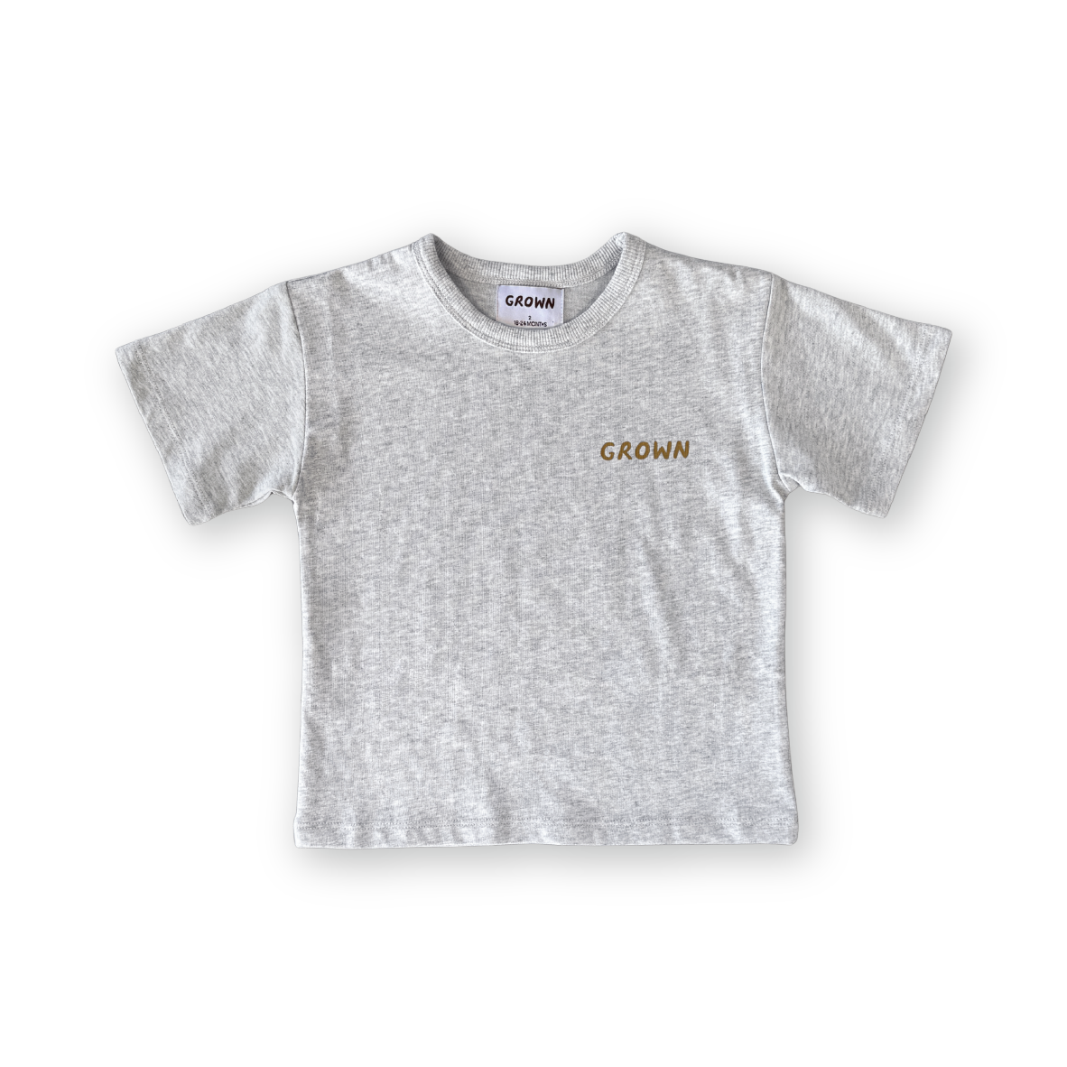 Organic Sunshine Tee - Grey Marle
