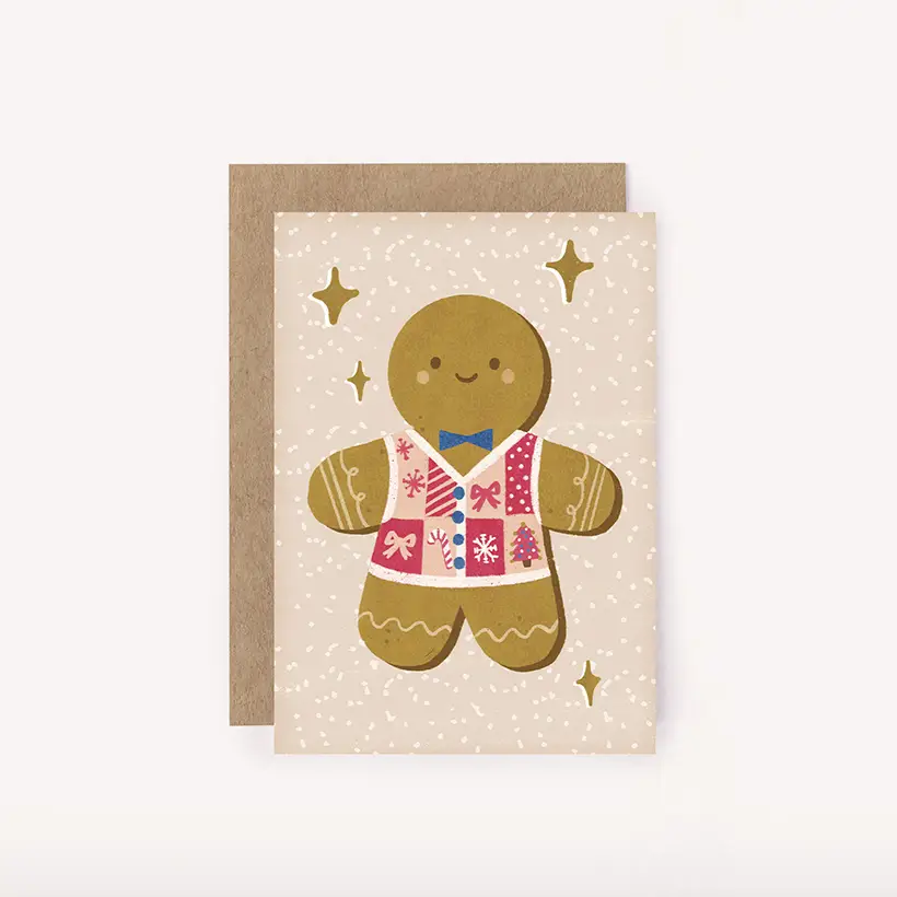 Gingerbread Mini CardÂ - Christmas Holiday