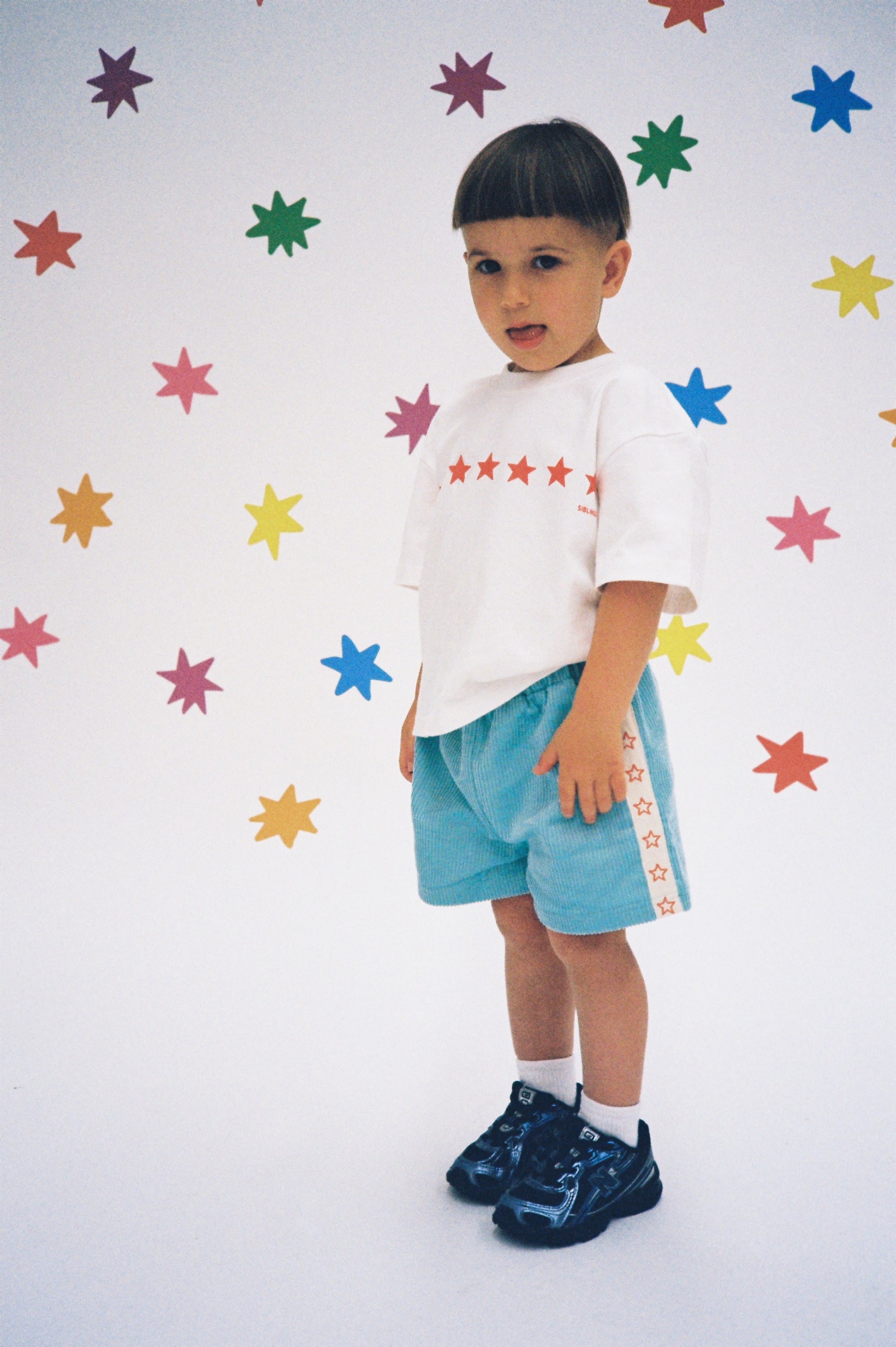 Stars Align Tee - White + Red