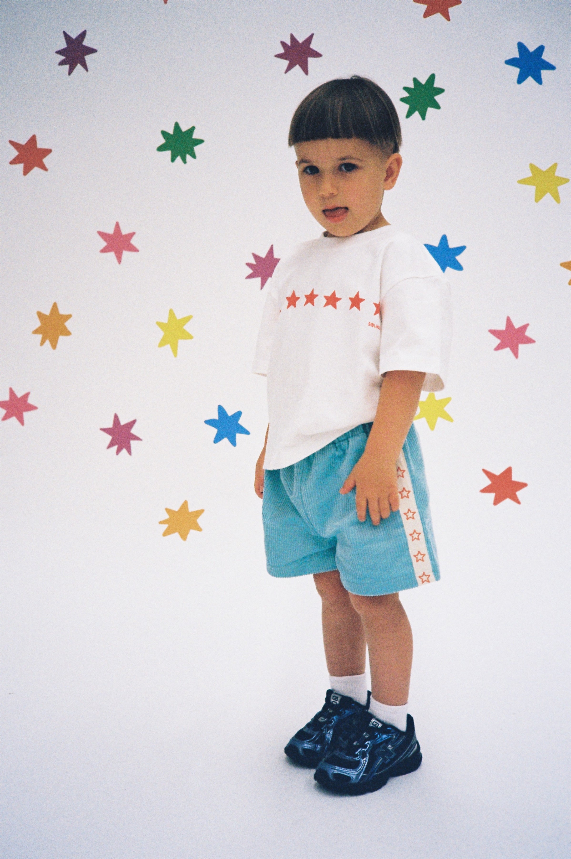 Stars Align Tee - White + Red