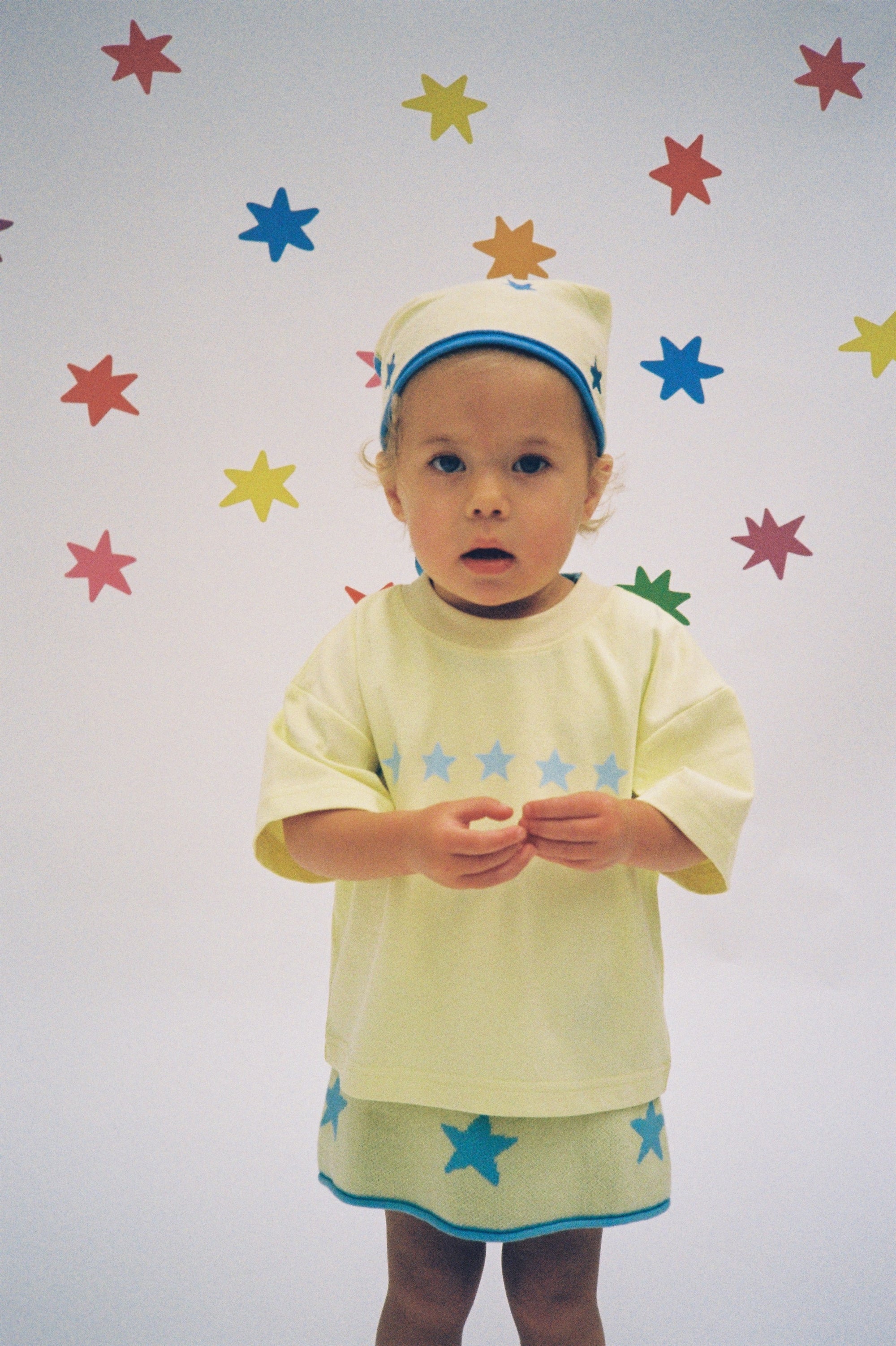 Stars Align Tee - Yellow + Blue × 1