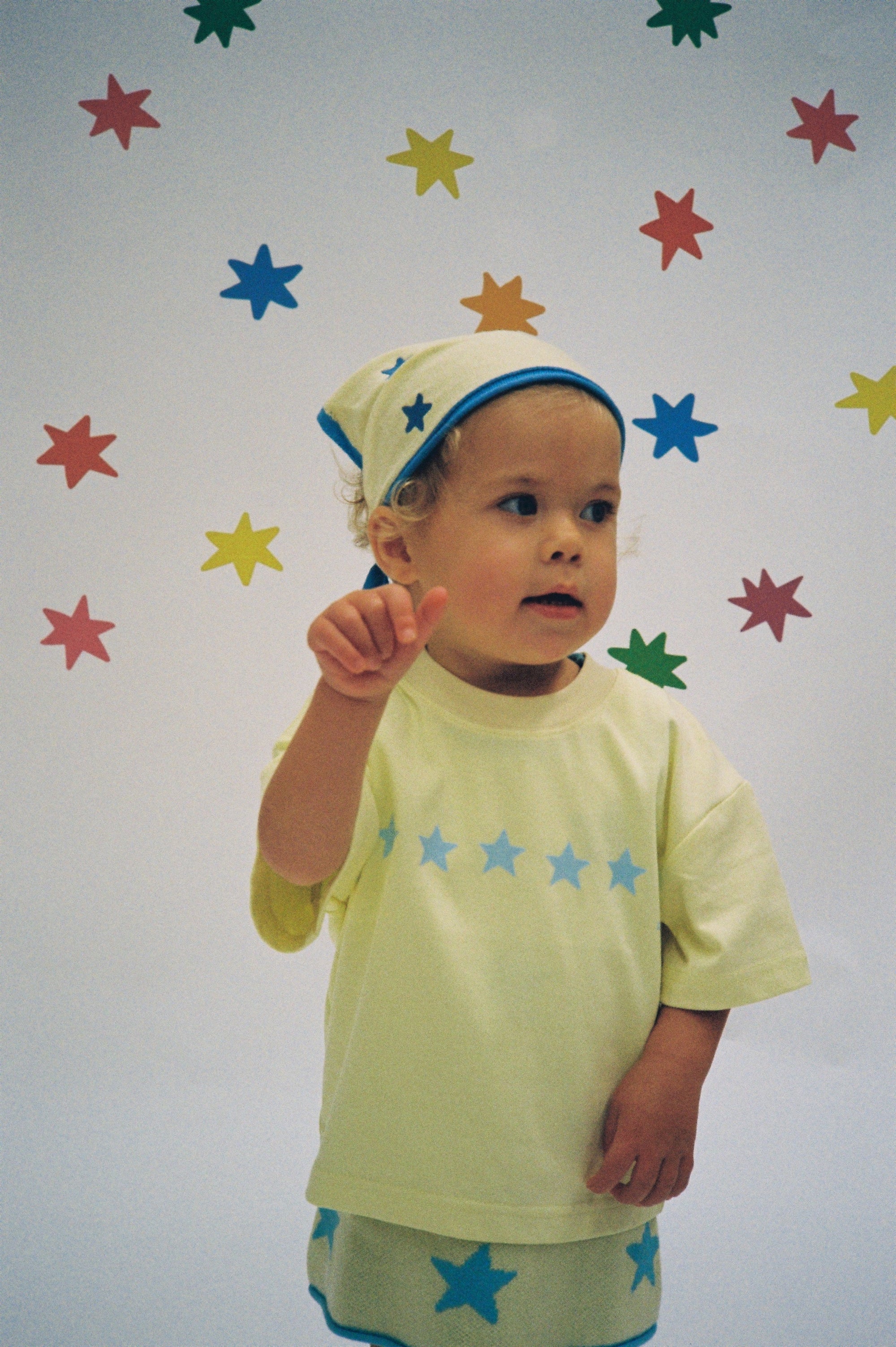 Stars Align Tee - Yellow + Blue × 1