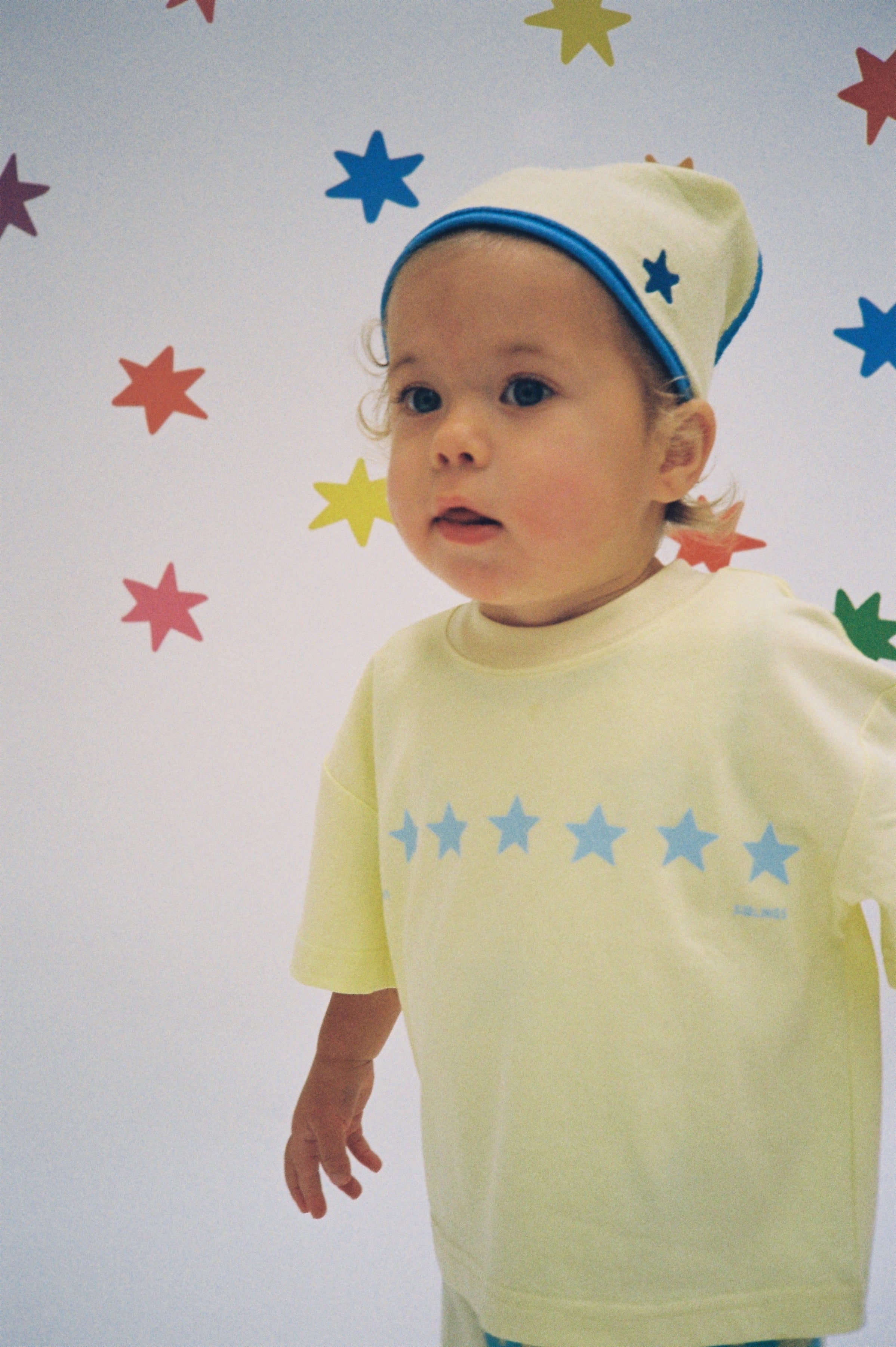 Stars Align Tee - Yellow + Blue × 1