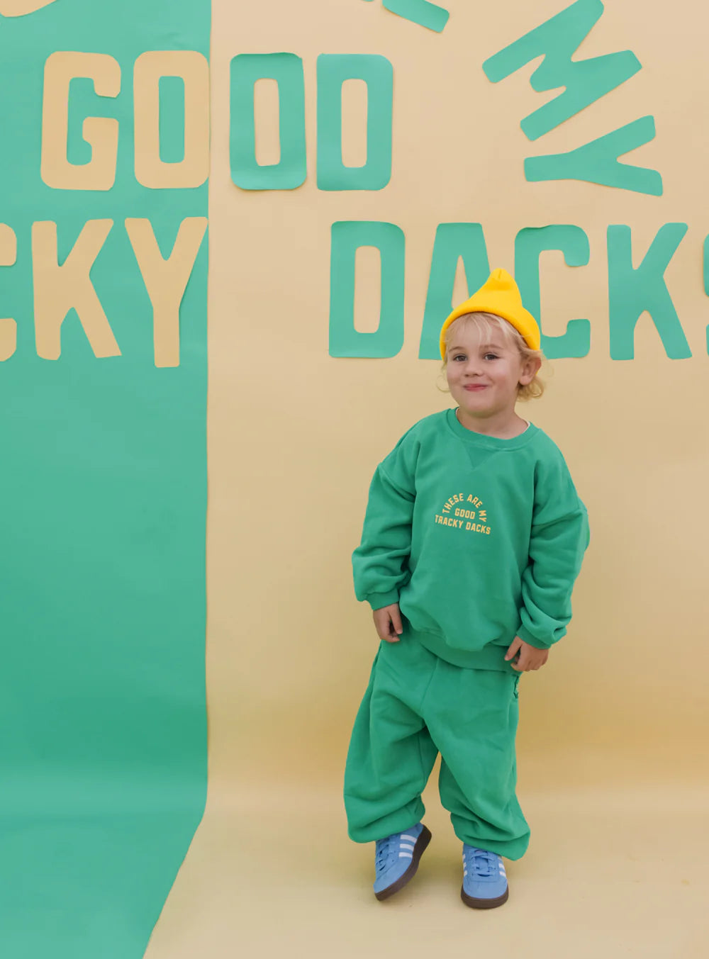 Good Tracky Pullover Lime Lemon