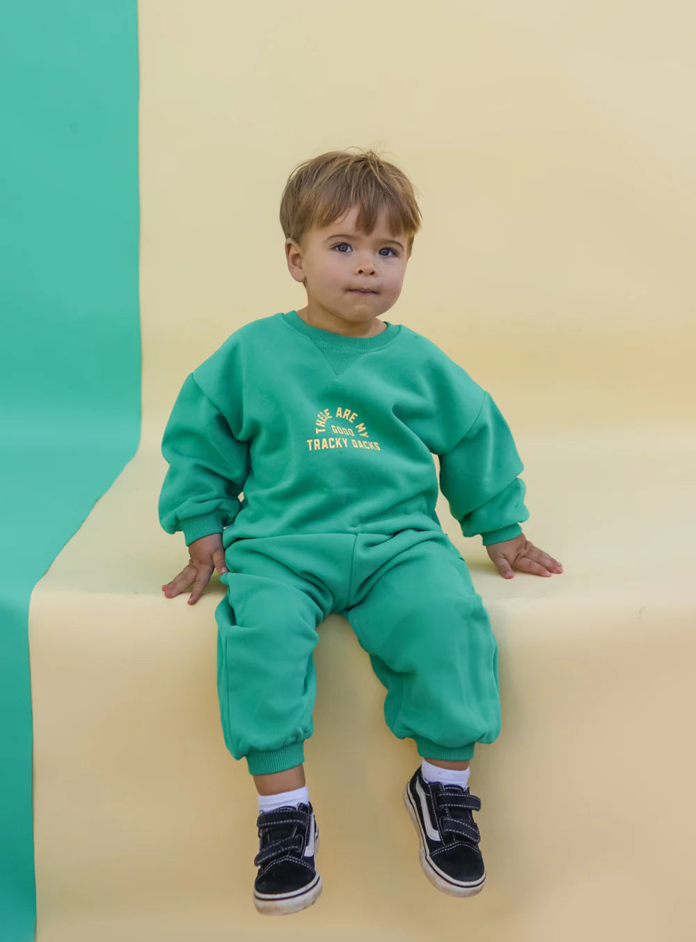 Good Tracky Pullover Lime Lemon