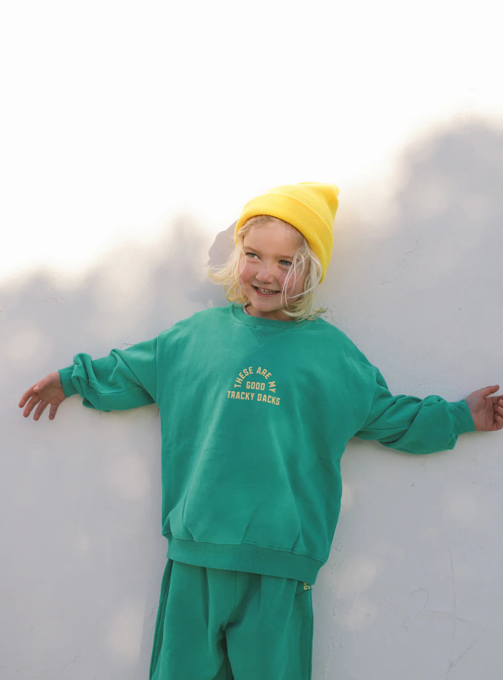 Good Tracky Pullover Lime Lemon