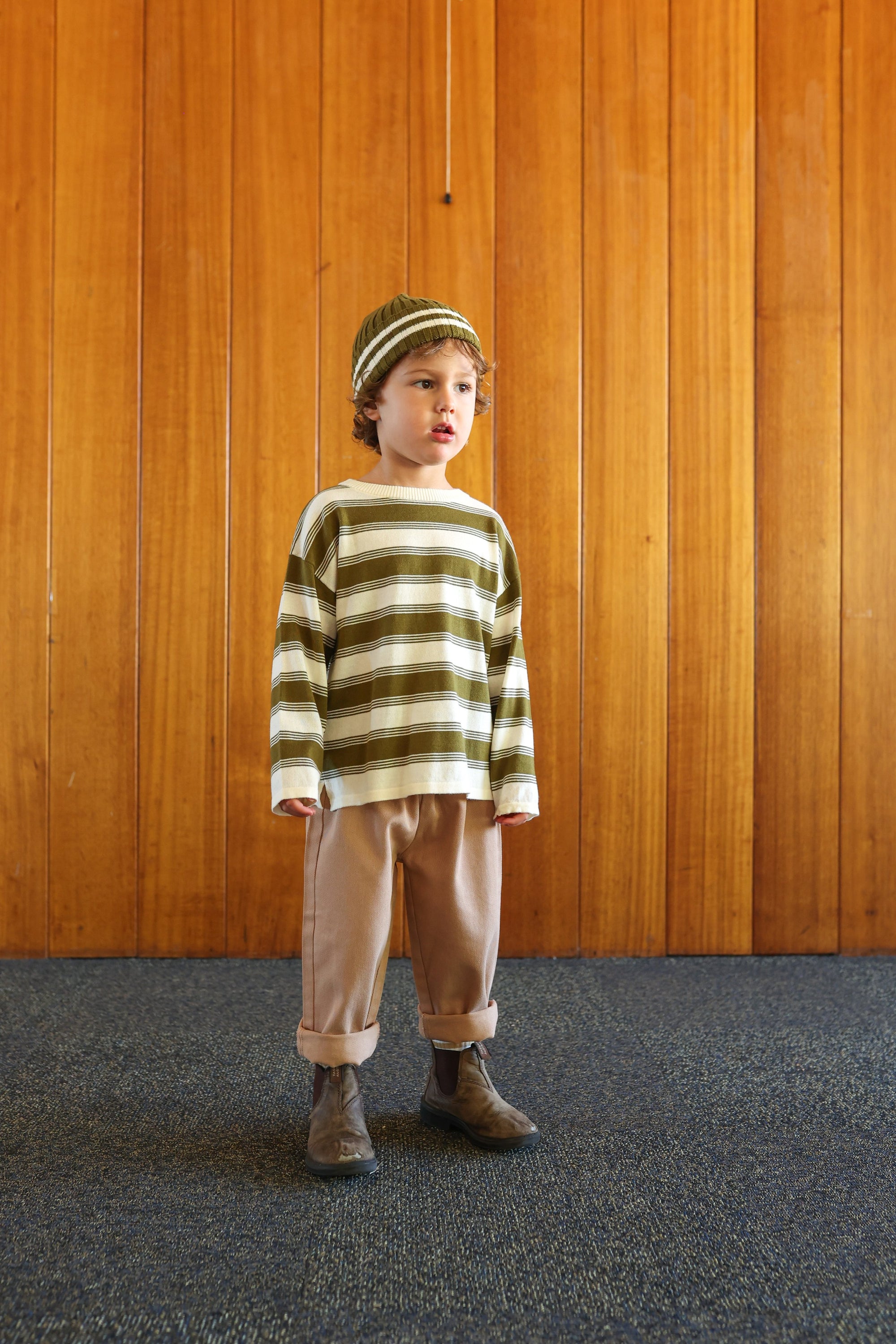 Grown ~ Organic 7-Stripe Long Sleeve Tee