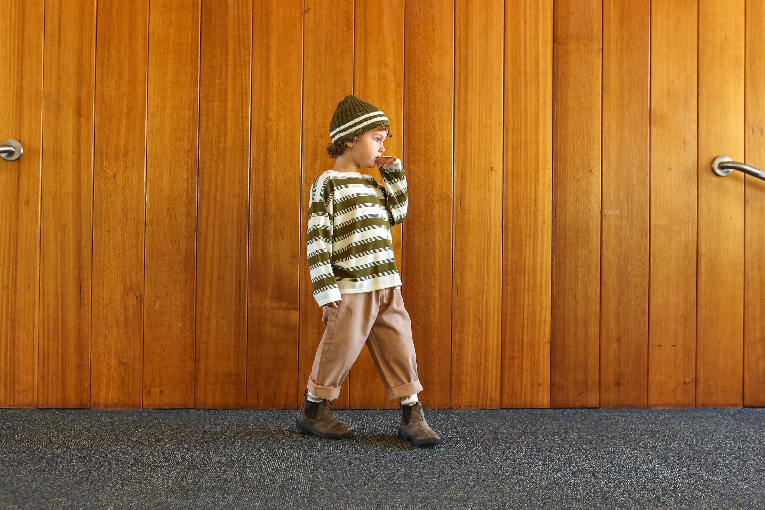 Grown ~ Organic 7-Stripe Long Sleeve Tee